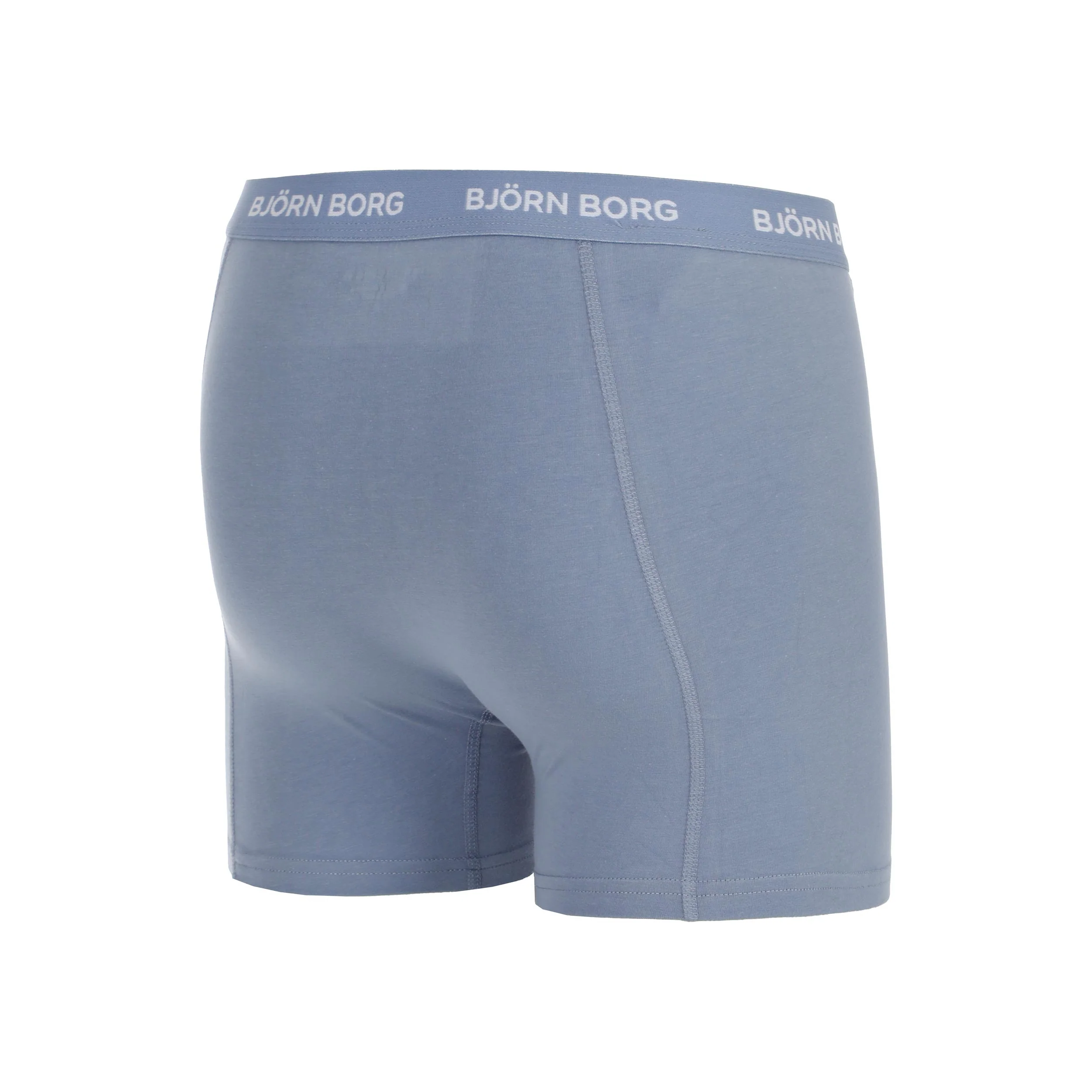 Cotton Stretch Boxer Short 3er Pack Herren - blaugrau, blau - Image 4