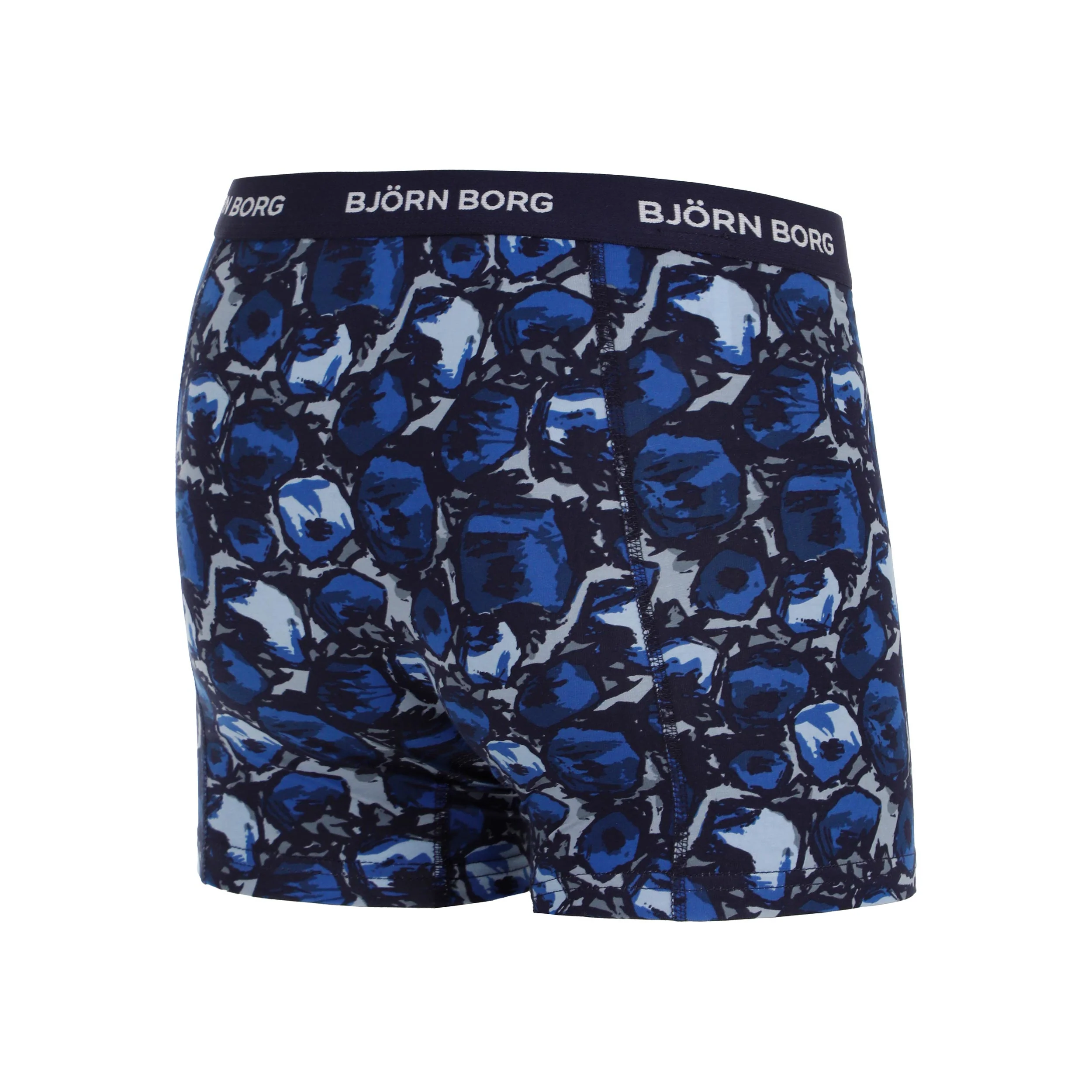 Cotton Stretch Boxer Short 3er Pack Herren - blaugrau, blau - Image 8