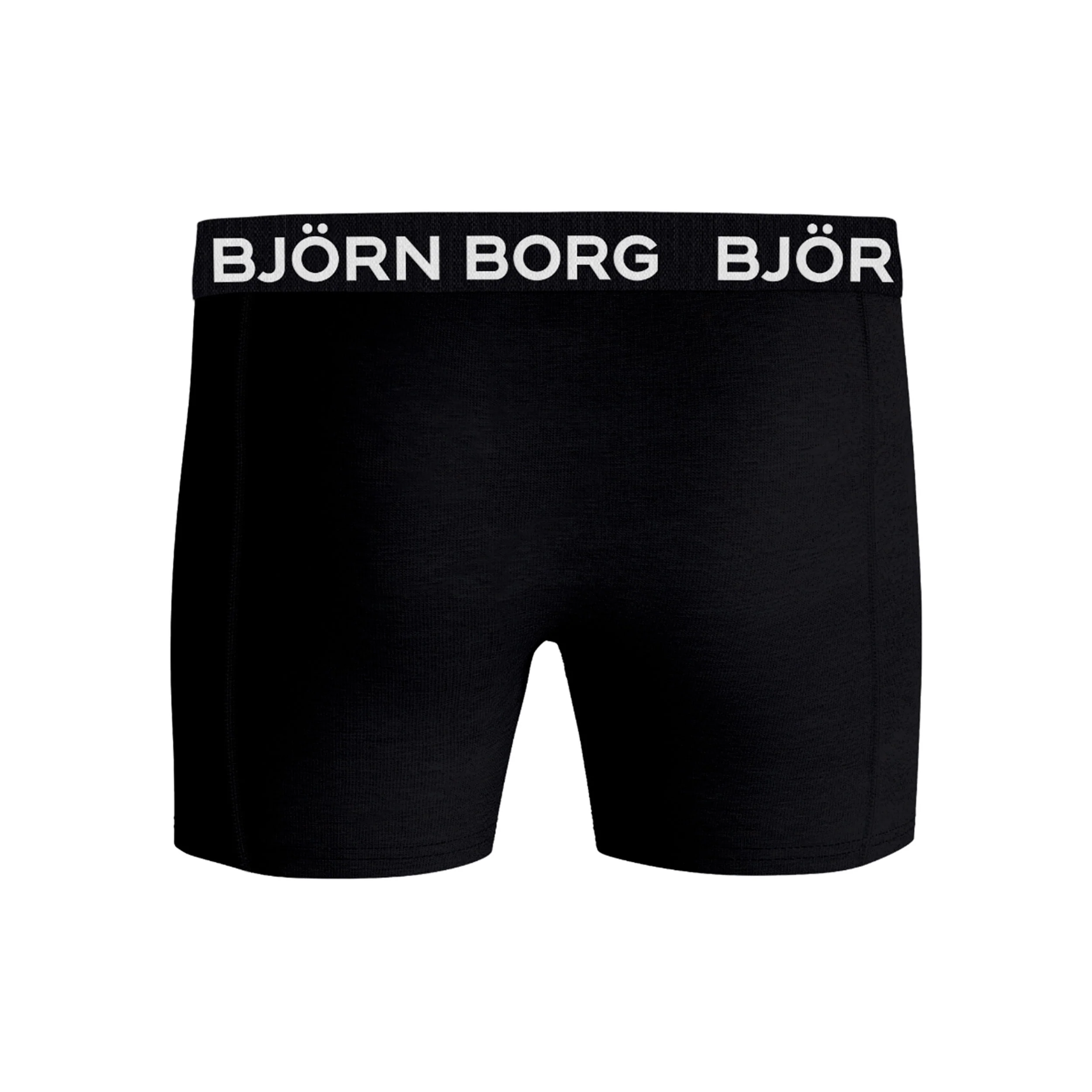 Cotton Stretch Boxer Short 3er Pack Herren - schwarz, dunkelgrün - Image 3