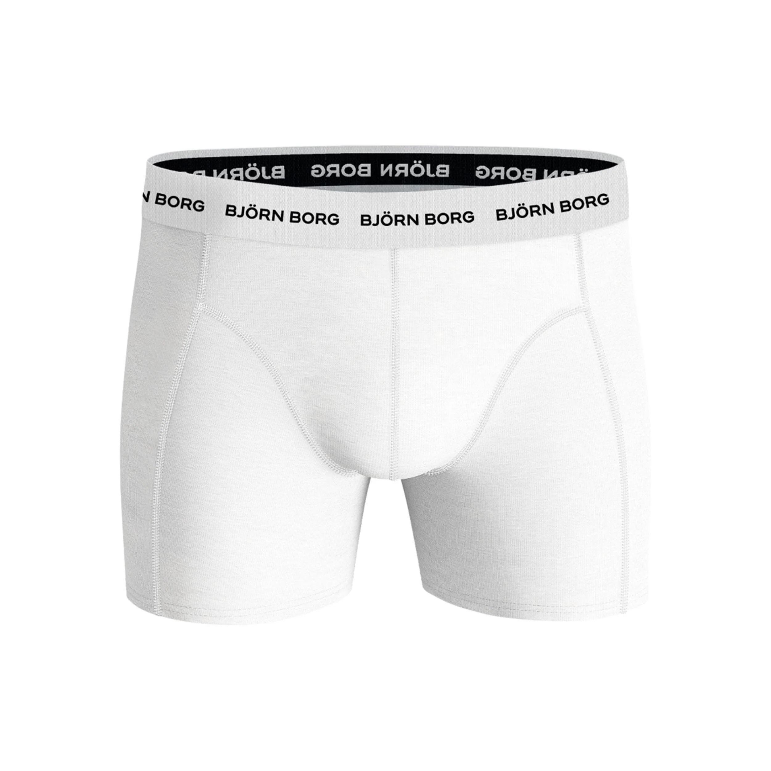 Cotton Stretch Boxer Short 3er Pack Herren - schwarz, mehrfarbig - Image 2