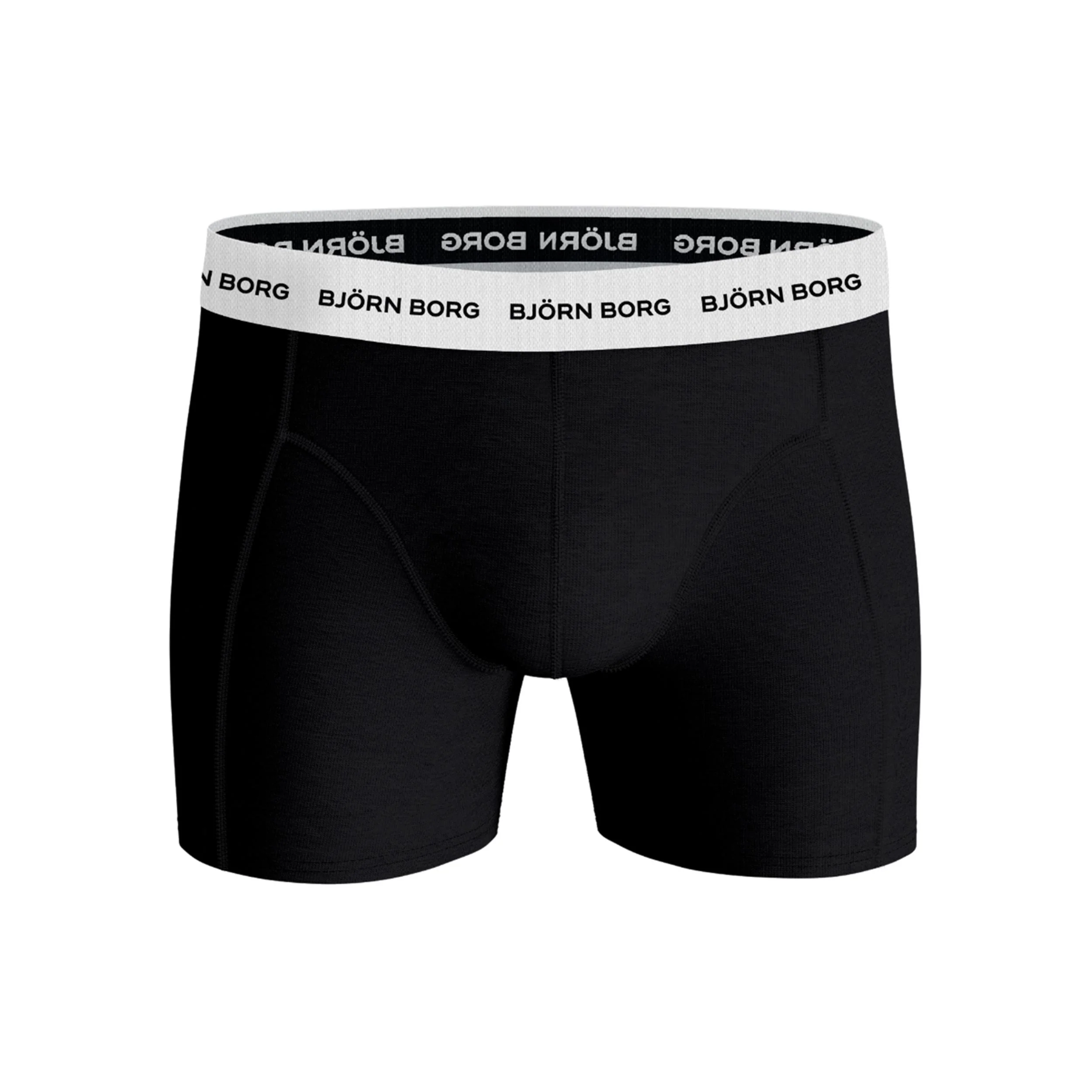 Cotton Stretch Boxer Short 3er Pack Herren - schwarz, mehrfarbig - Image 4