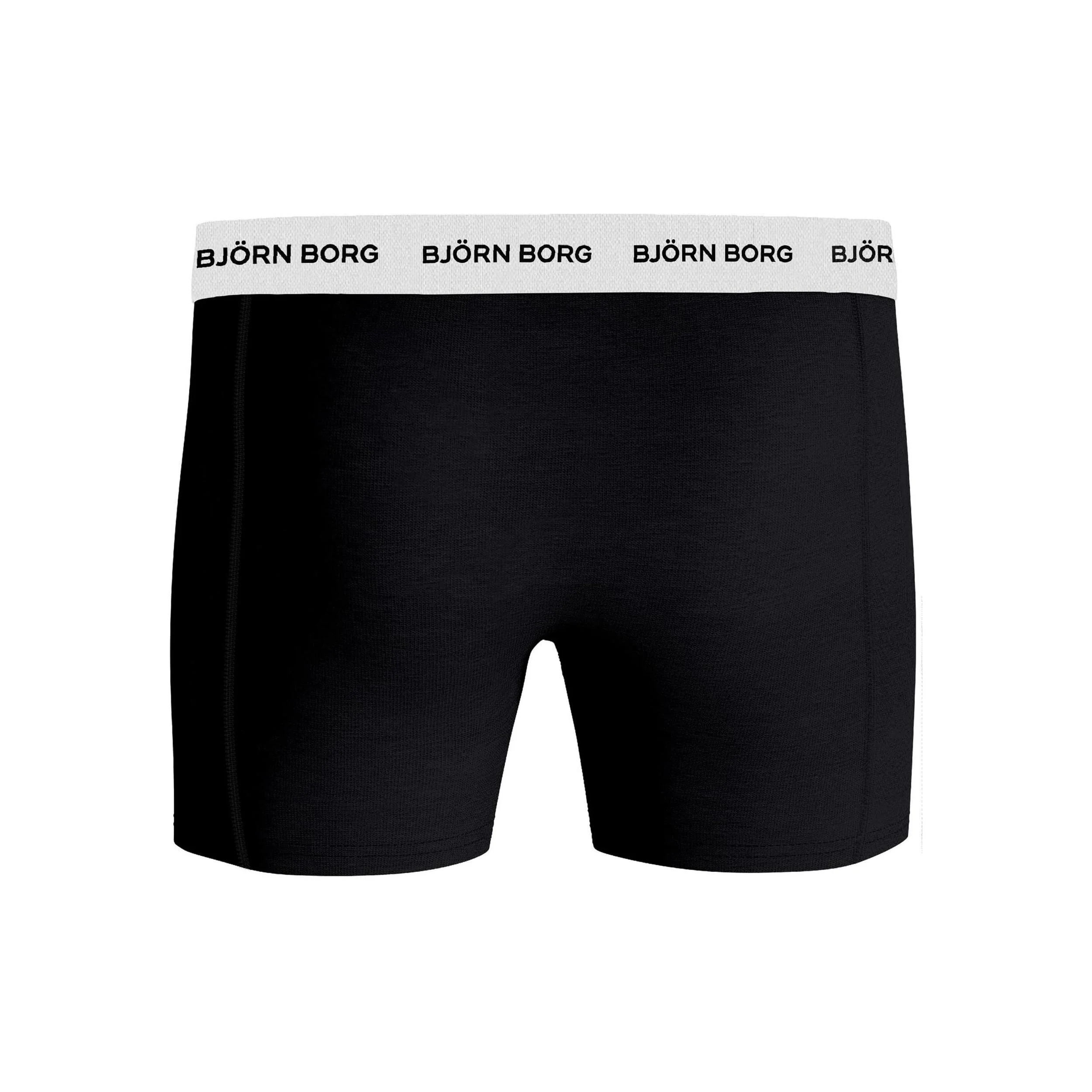 Cotton Stretch Boxer Short 3er Pack Herren - schwarz, weiß - Image 3