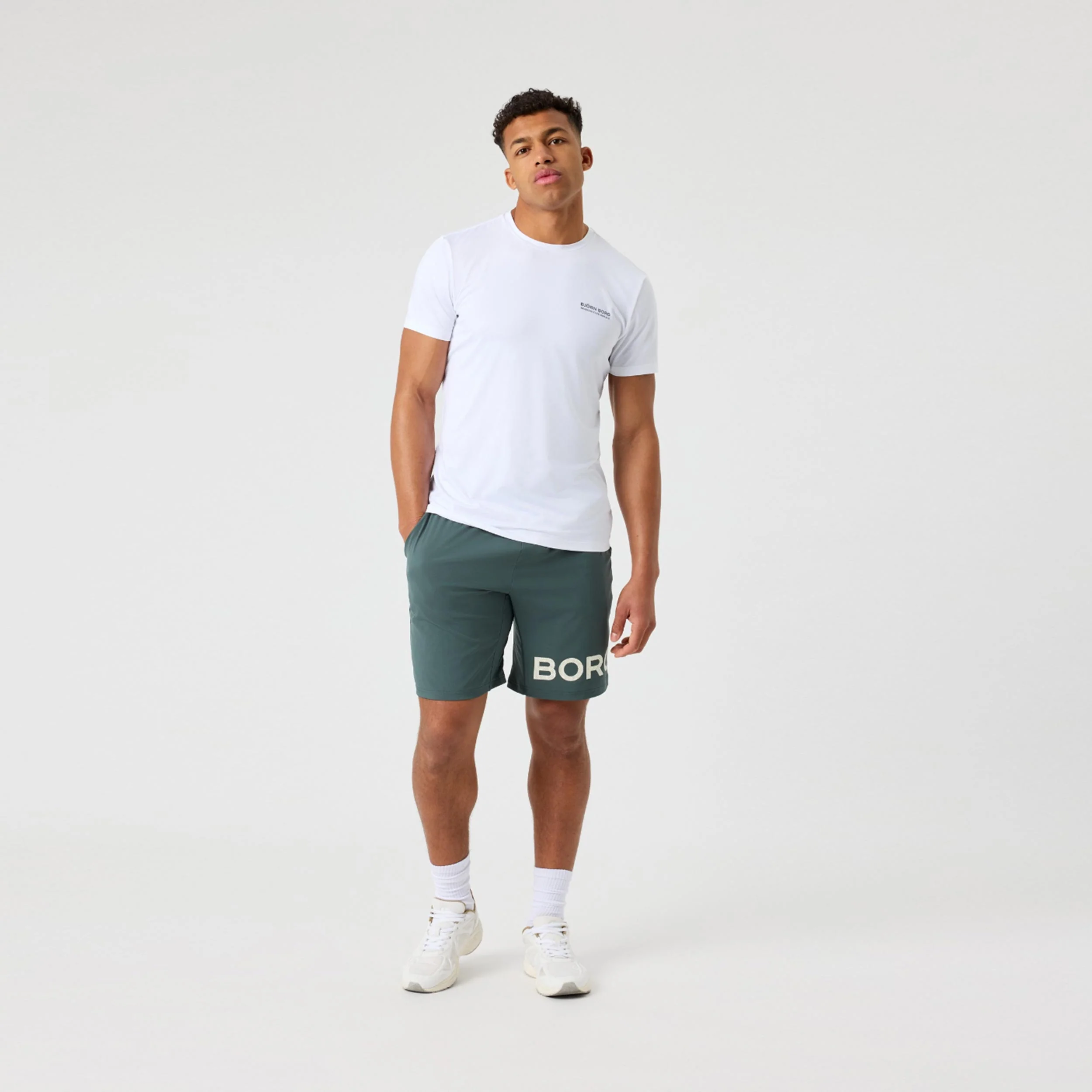 Graphic T-Shirt Herren-weiß - Image 4