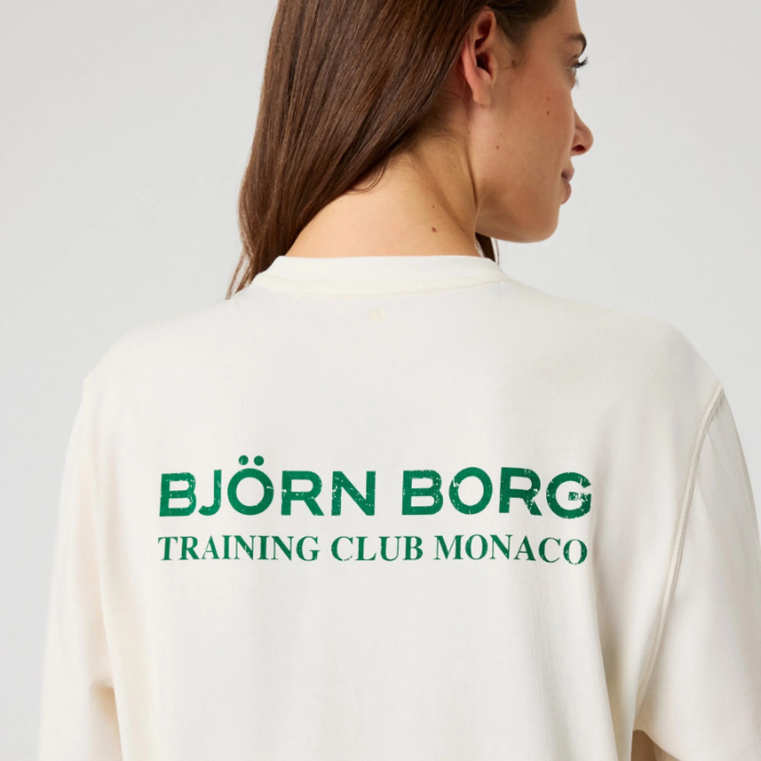 Studio Oversized Longsleeve Damen - creme - Image 4
