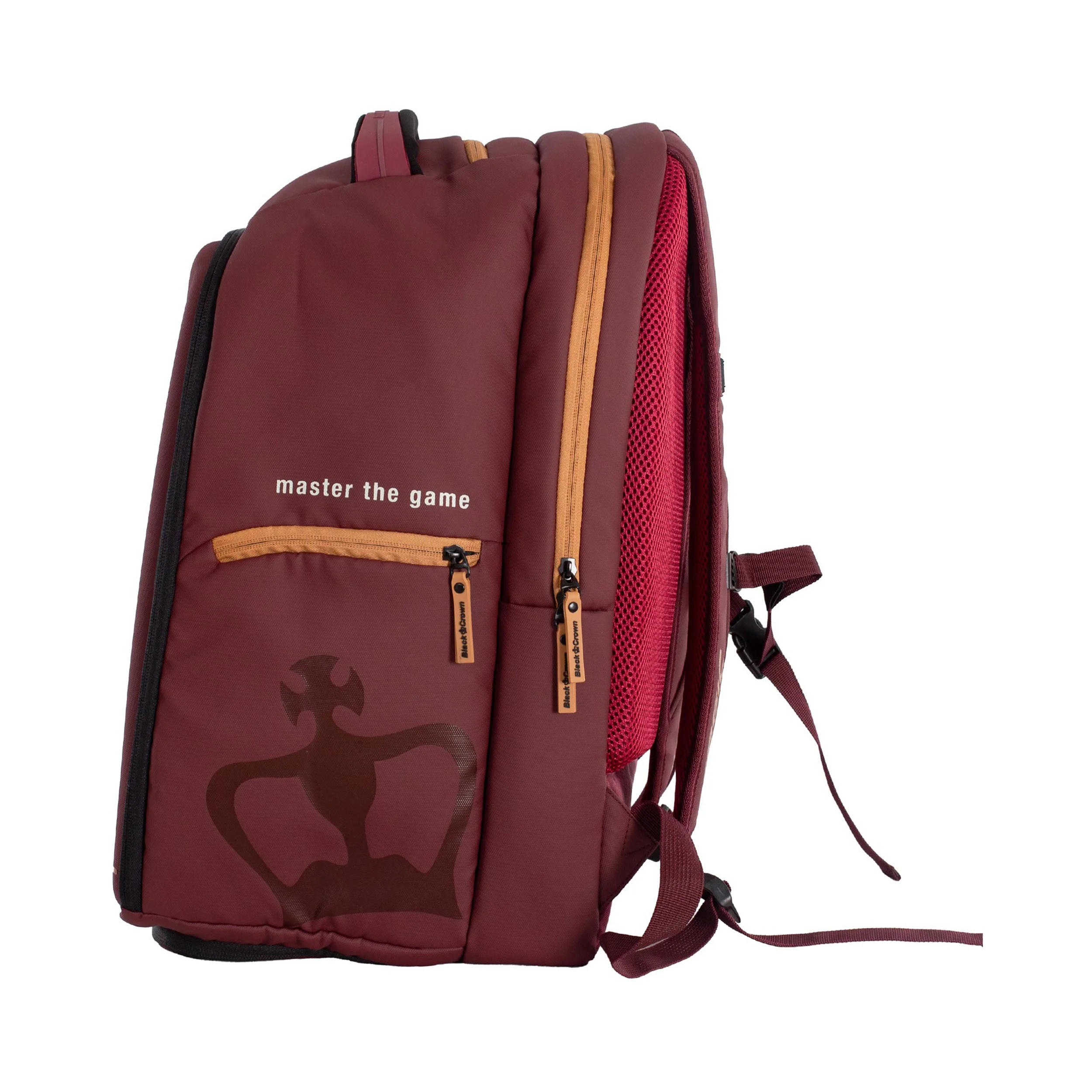 Magic Rucksack-Weinrot,Gold - Image 3