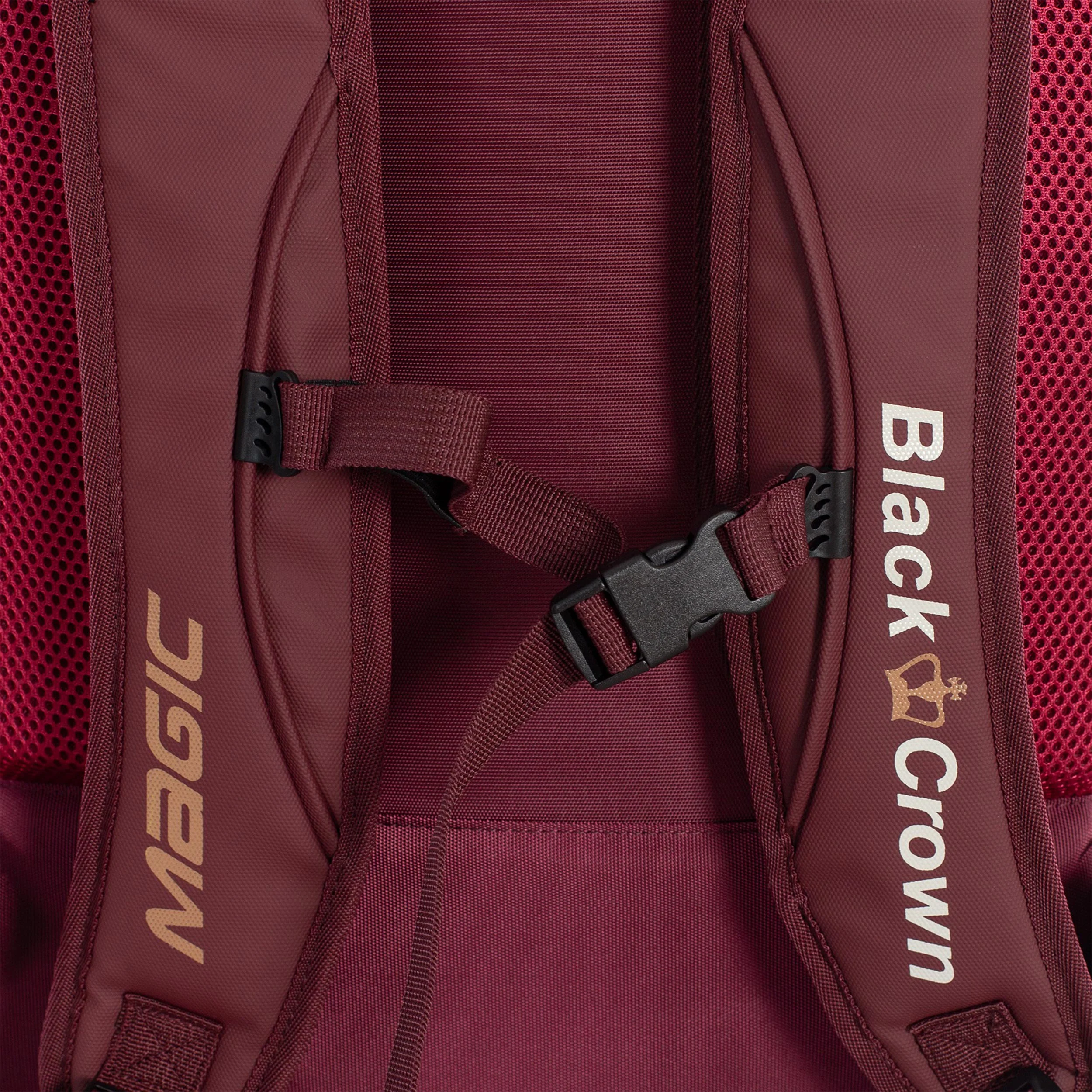 Magic Rucksack-Weinrot,Gold - Image 5