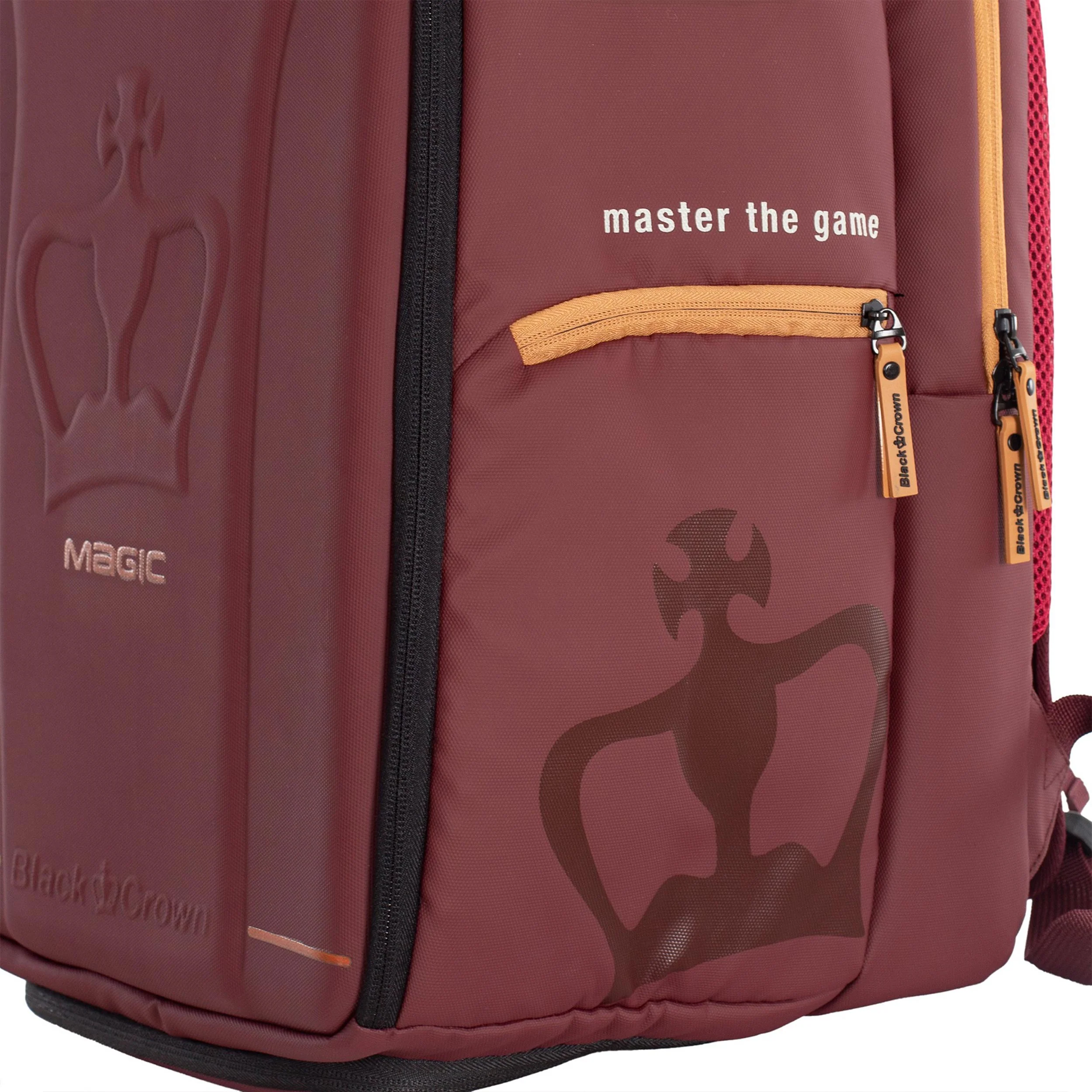 Magic Rucksack-Weinrot,Gold - Image 9