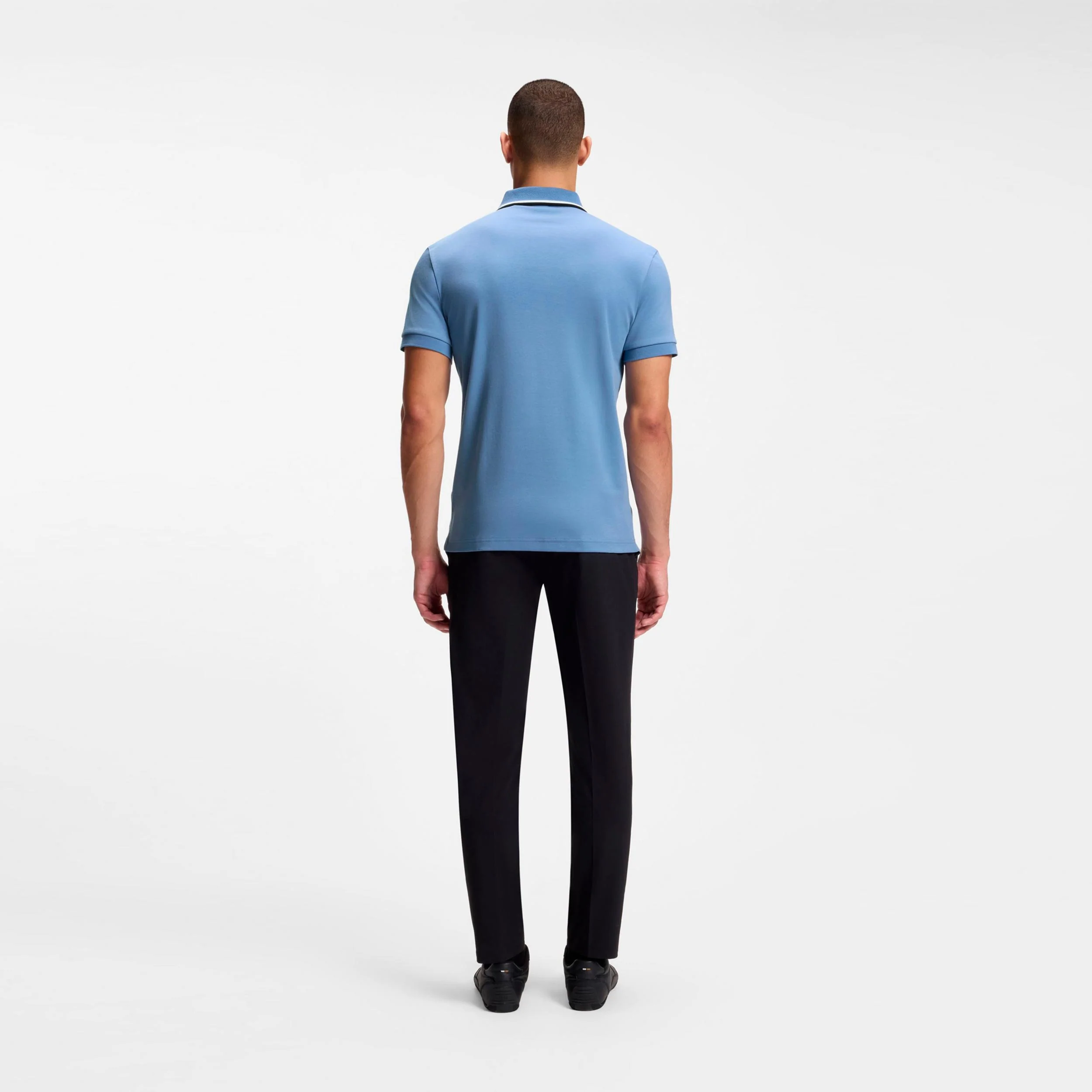 Join Paddy Polo Herren-blaugrau - Image 3
