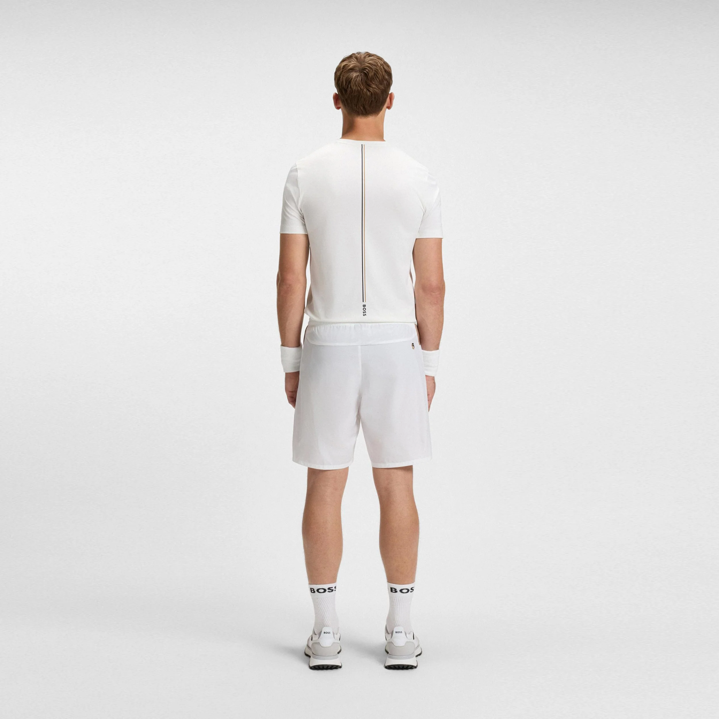 Match 9in Shorts Herren-Weiß - Image 2