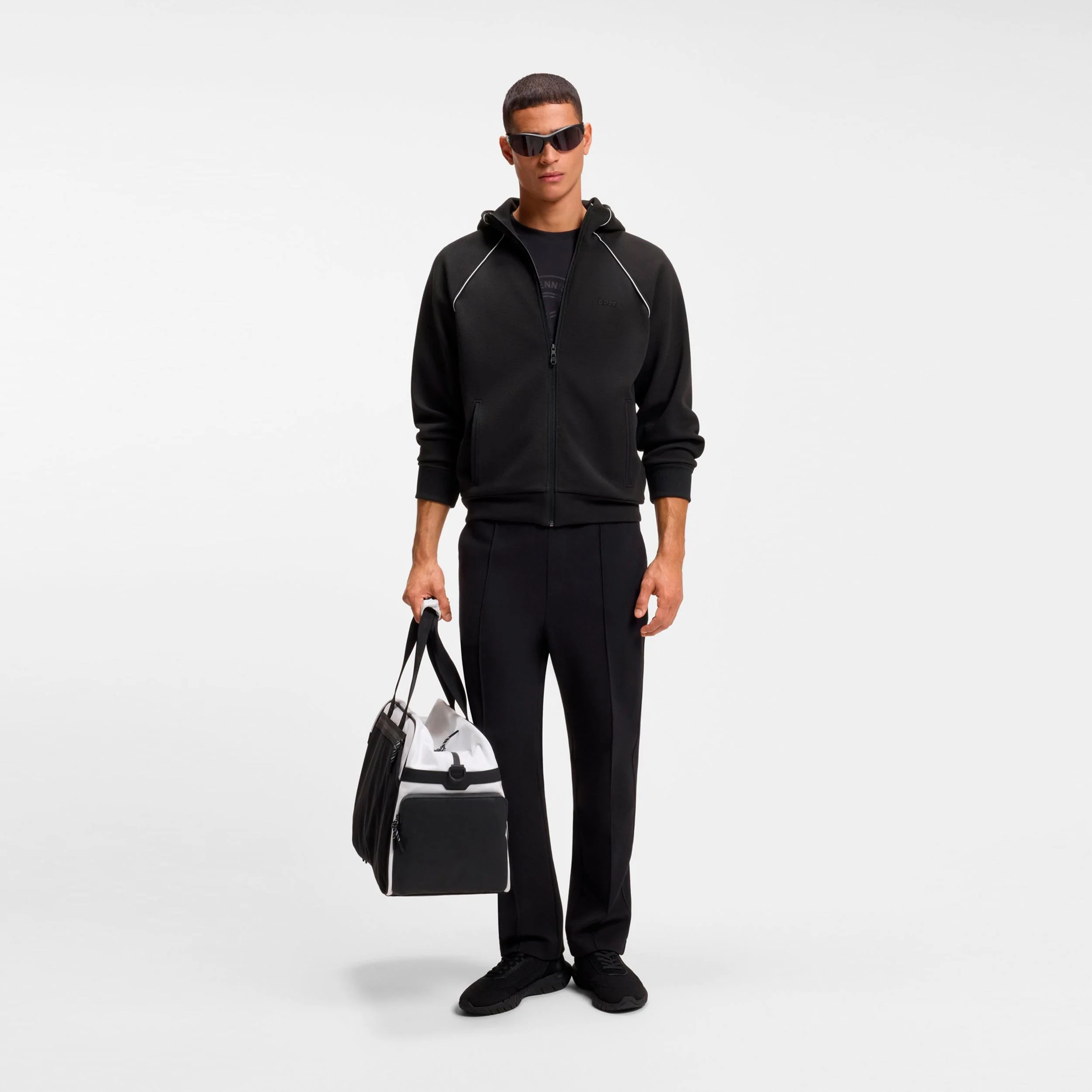 Saggy Sweatjacke Herren - schwarz - Image 2
