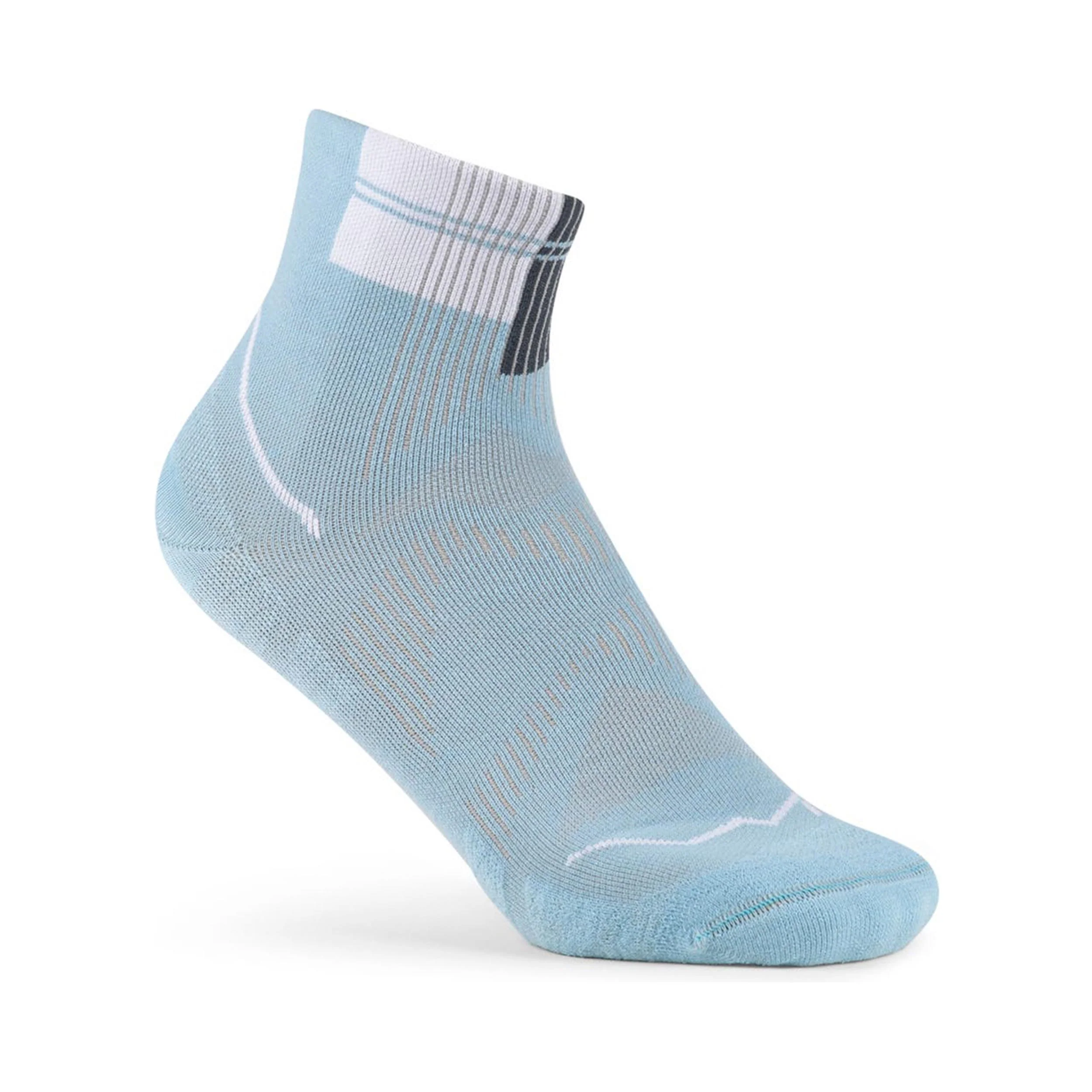 Coolnet Quarter Laufsocken Unisex-hellblau