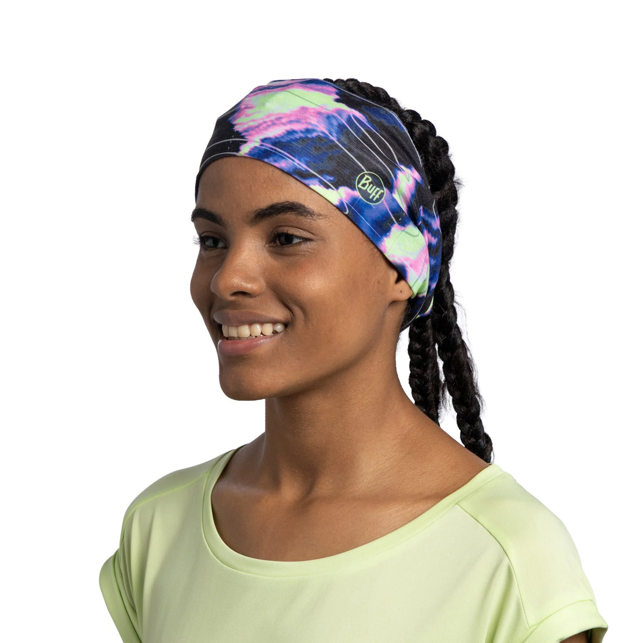 CoolNet UV® Wide Stirnband Unisex-blau - Image 2