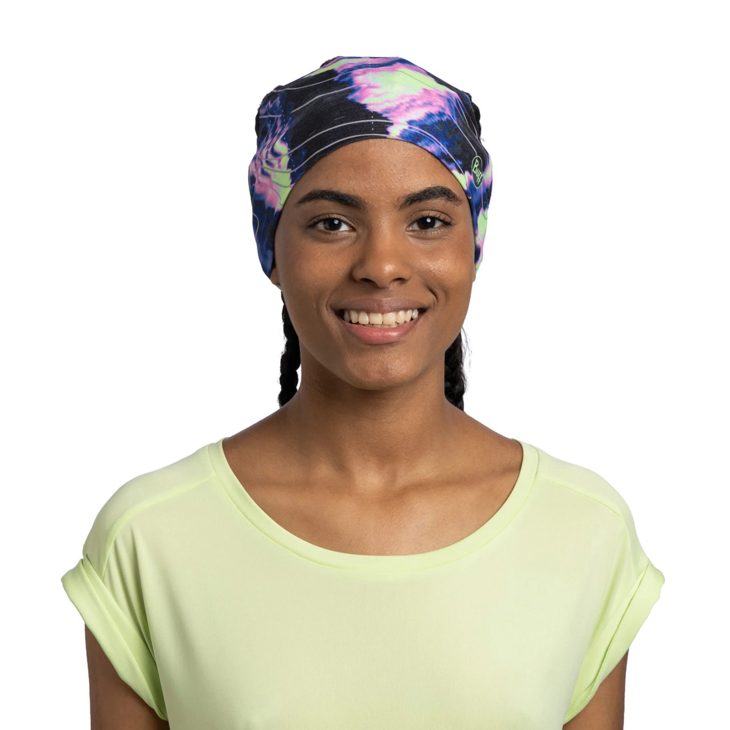 CoolNet UV® Wide Stirnband Unisex-blau - Image 3