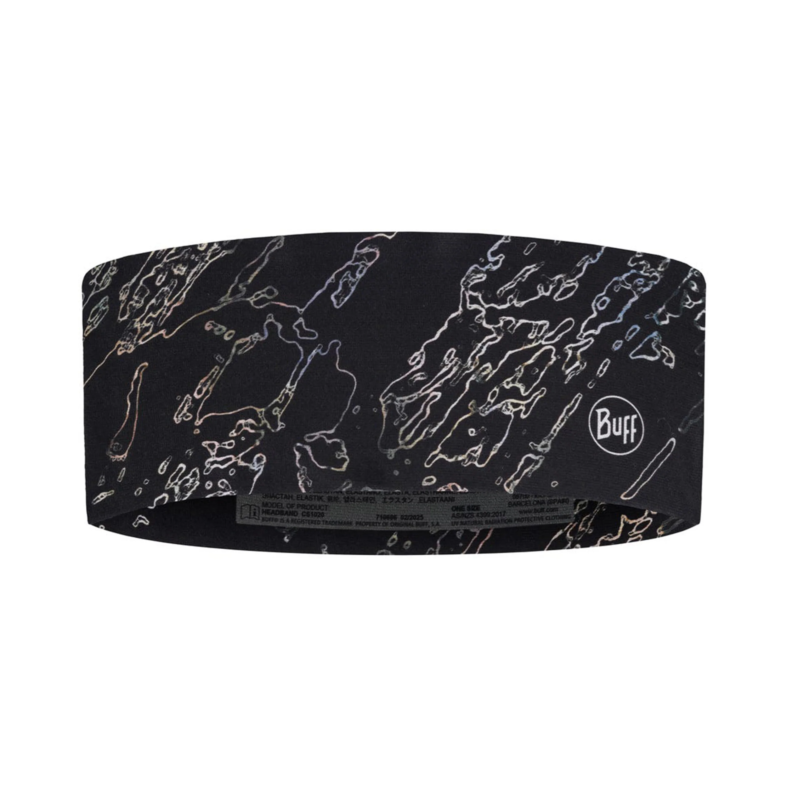 CoolNet UV® Wide Stirnband Unisex-schwarz