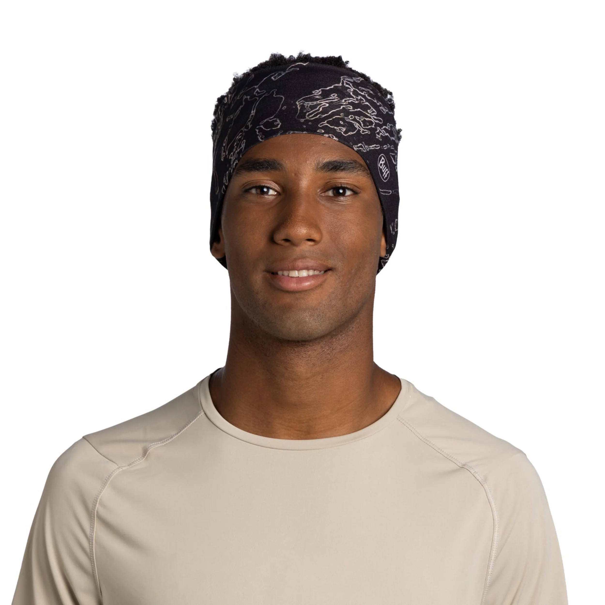 CoolNet UV® Wide Stirnband Unisex-schwarz - Image 3
