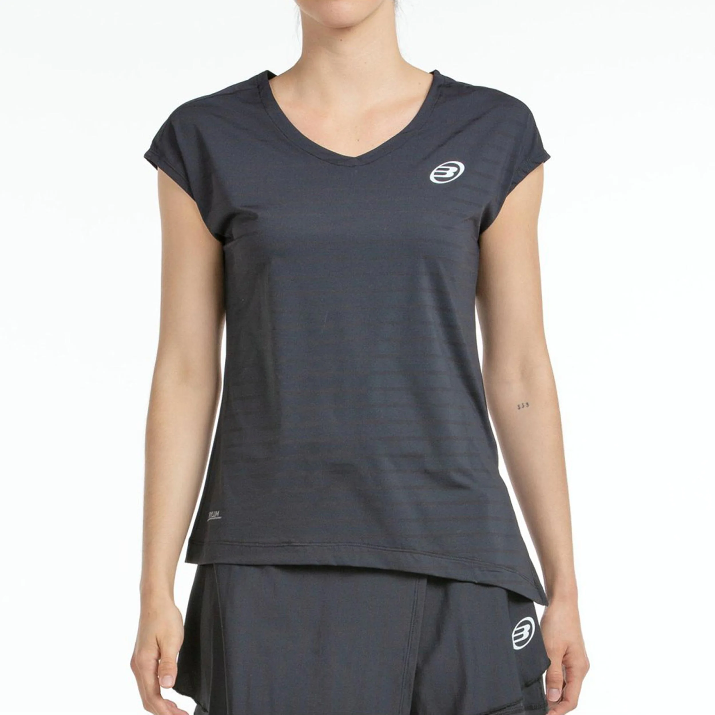 Adoros T-Shirt Damen-Schwarz