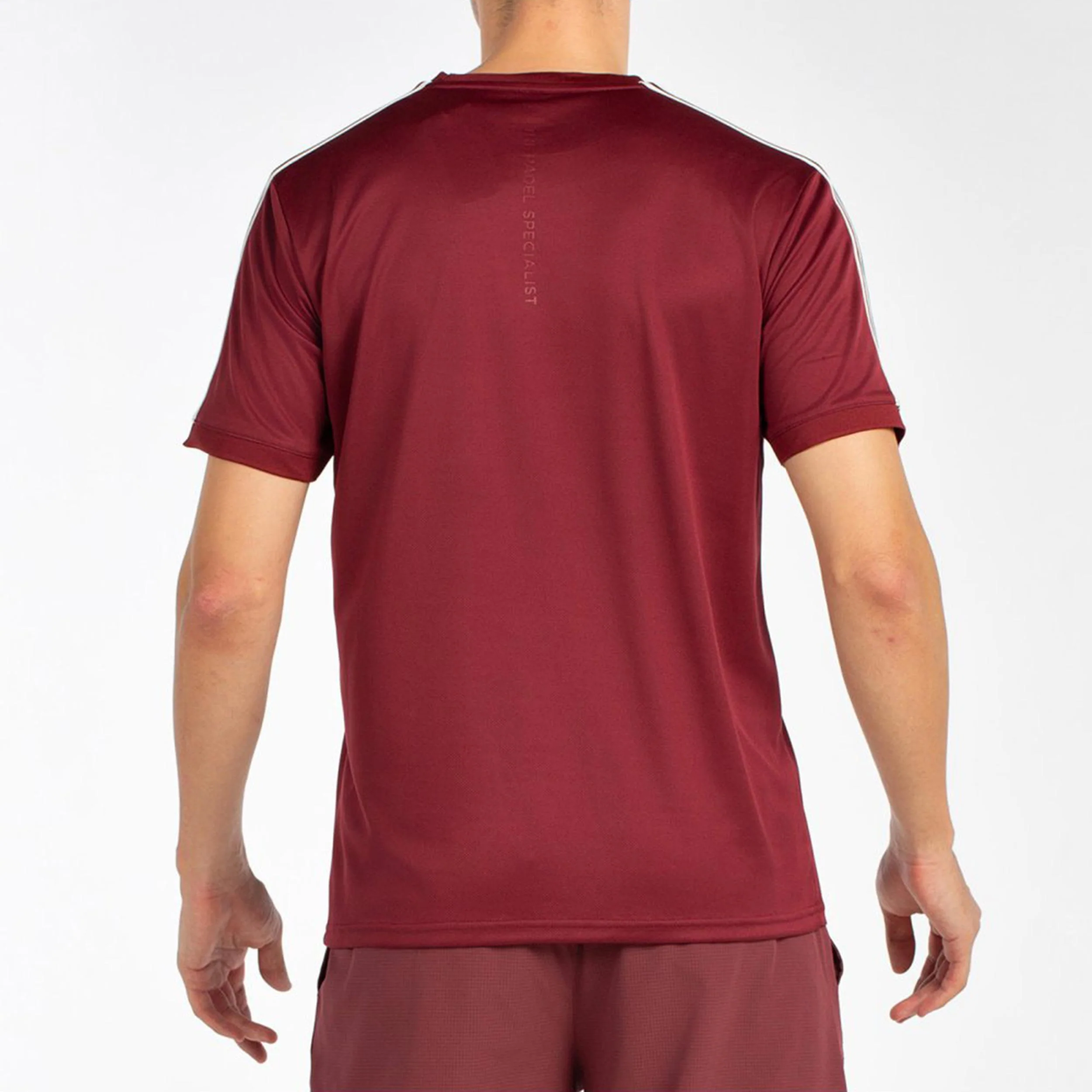 Alder T-Shirt Herren-Dunkelrot - Image 3