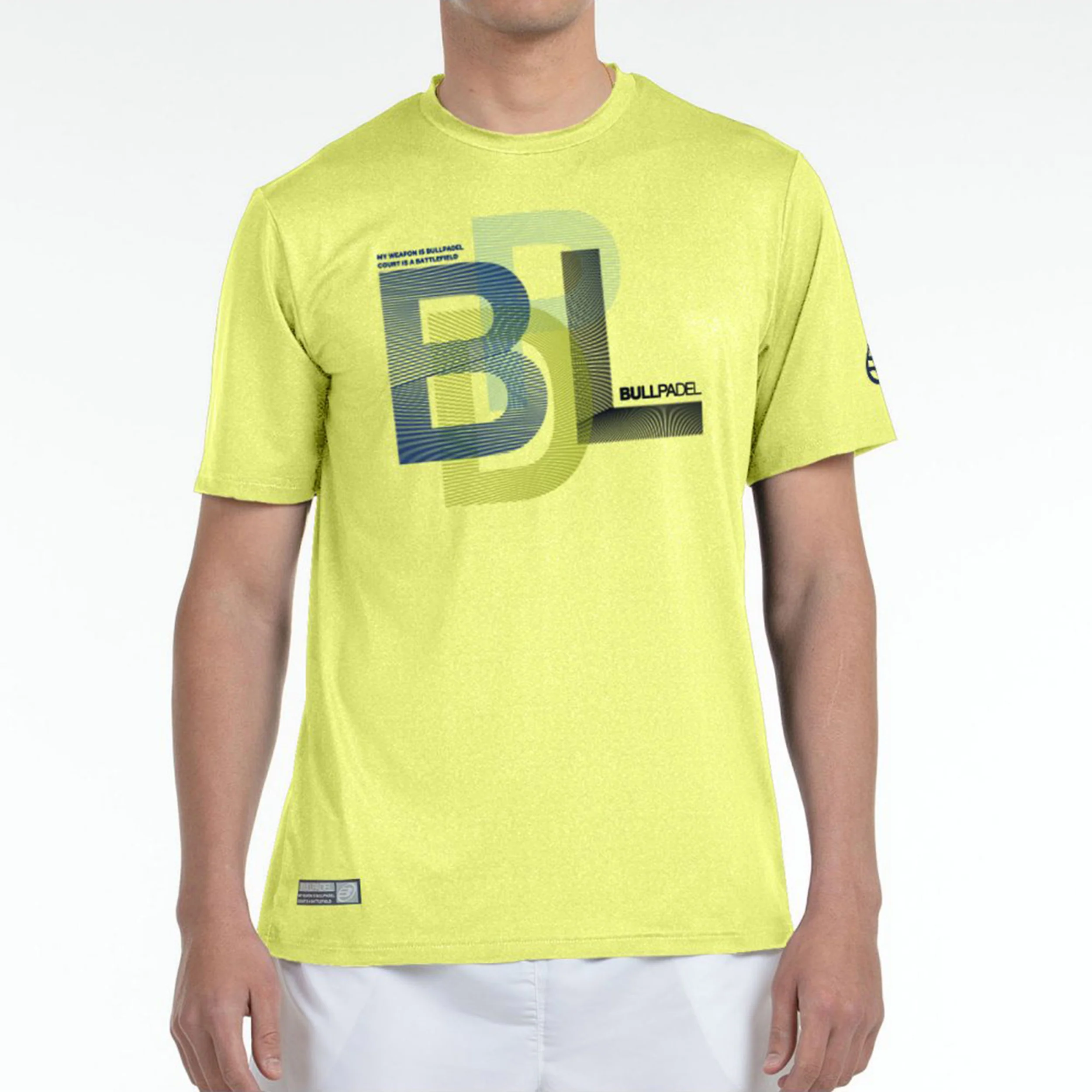 Bebas T-Shirt Herren-Gelb - Image 5