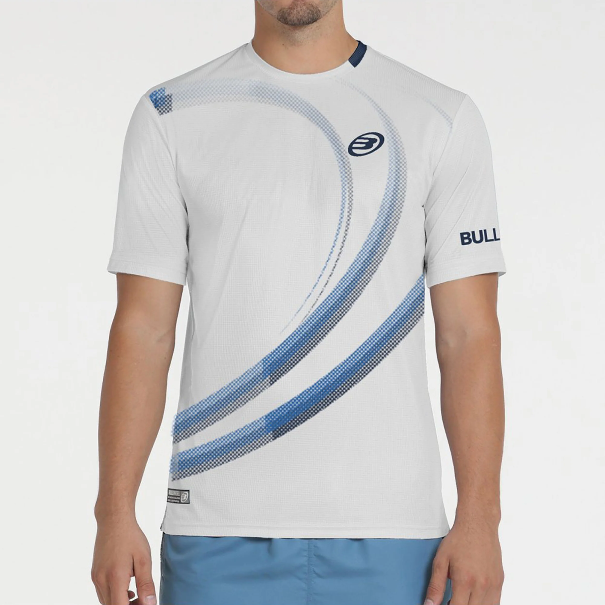 Beque T-Shirt Herren-Weiß,Hellblau - Image 2