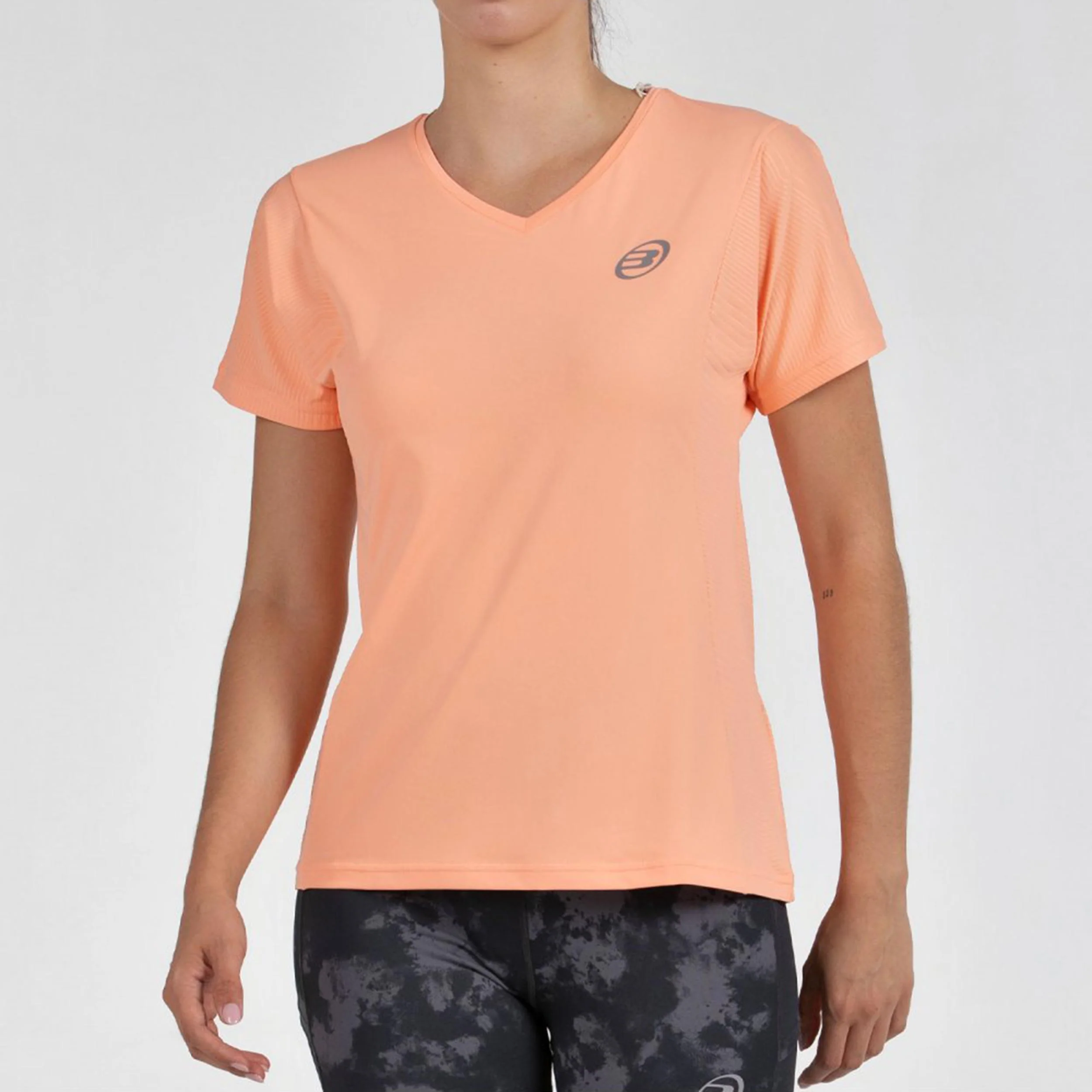 Eches T-Shirt Damen-Apricot - Image 2