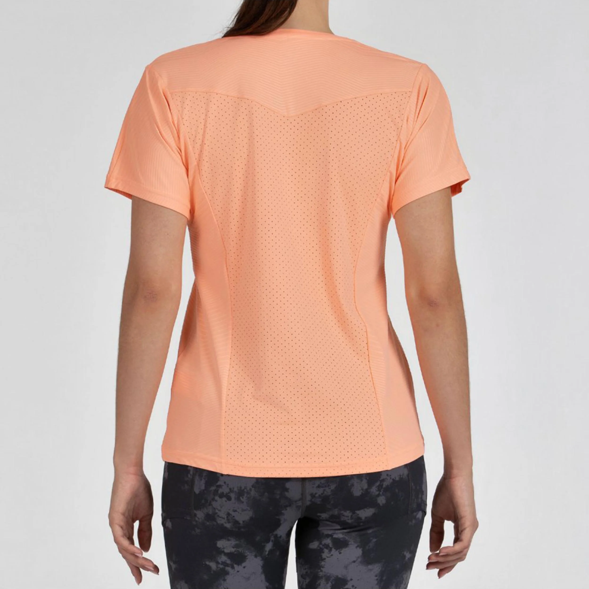 Eches T-Shirt Damen-Apricot - Image 3