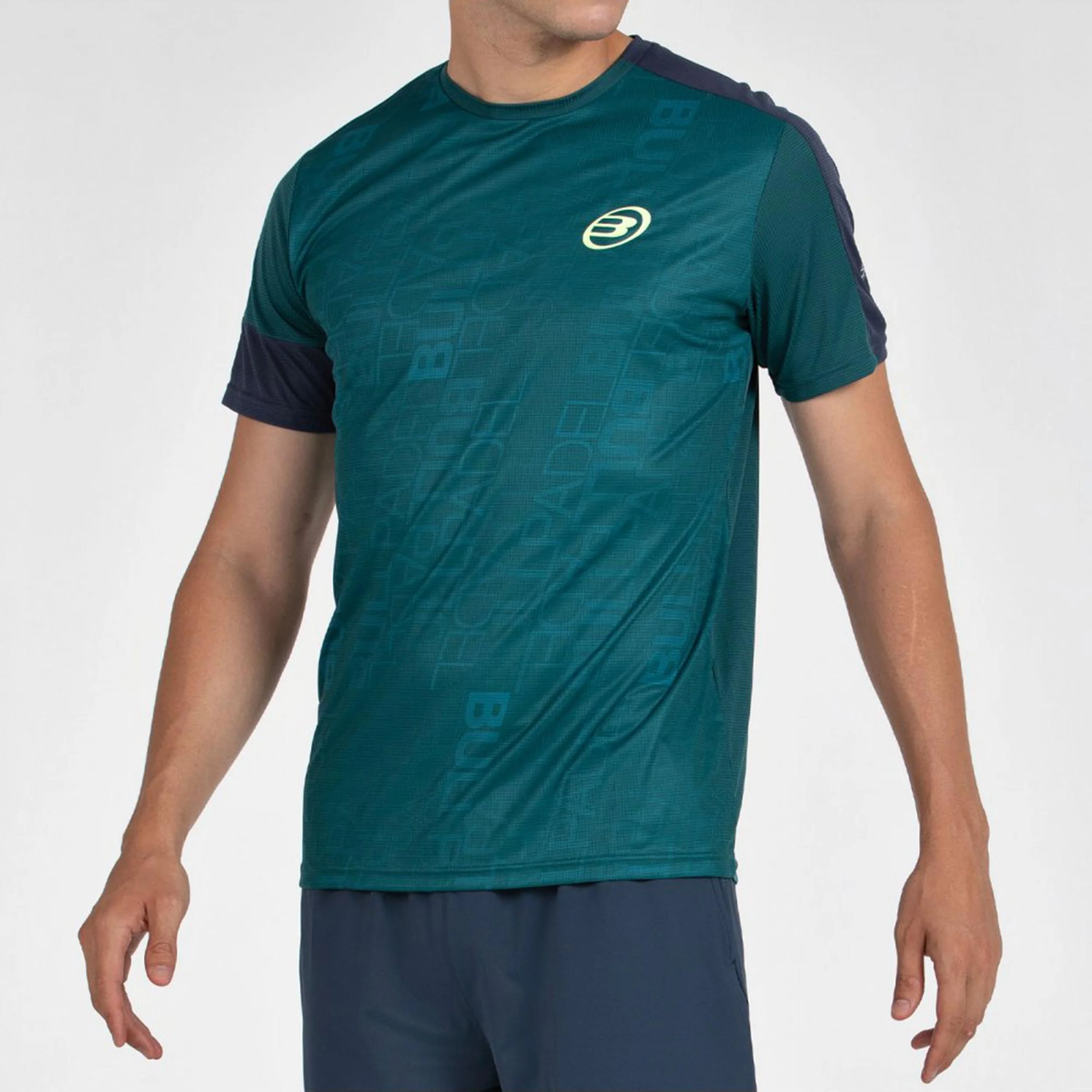 Leido T-Shirt Herren-Dunkelgrün - Image 3