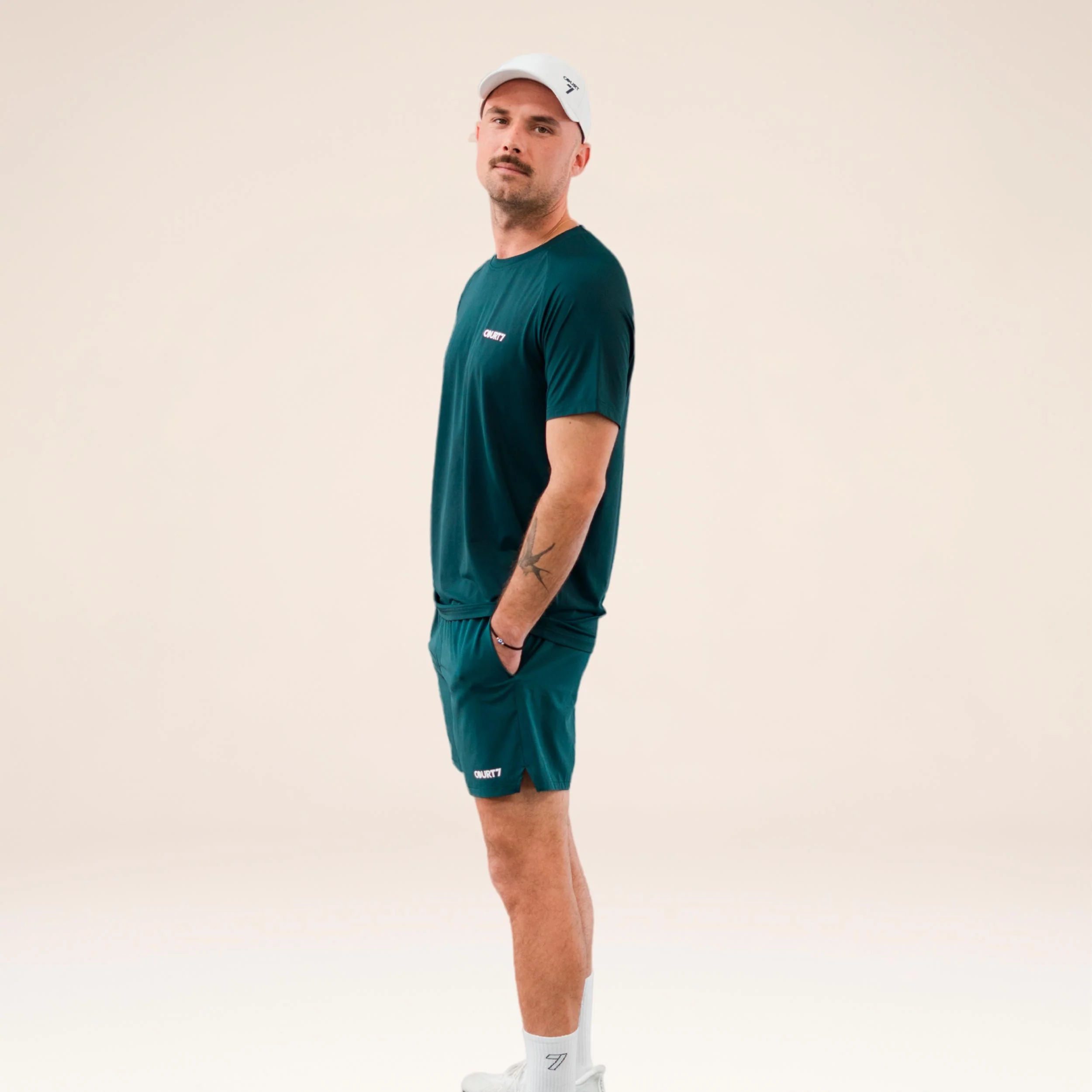 Dual Pocket 5in Shorts Herren - grün - Image 3