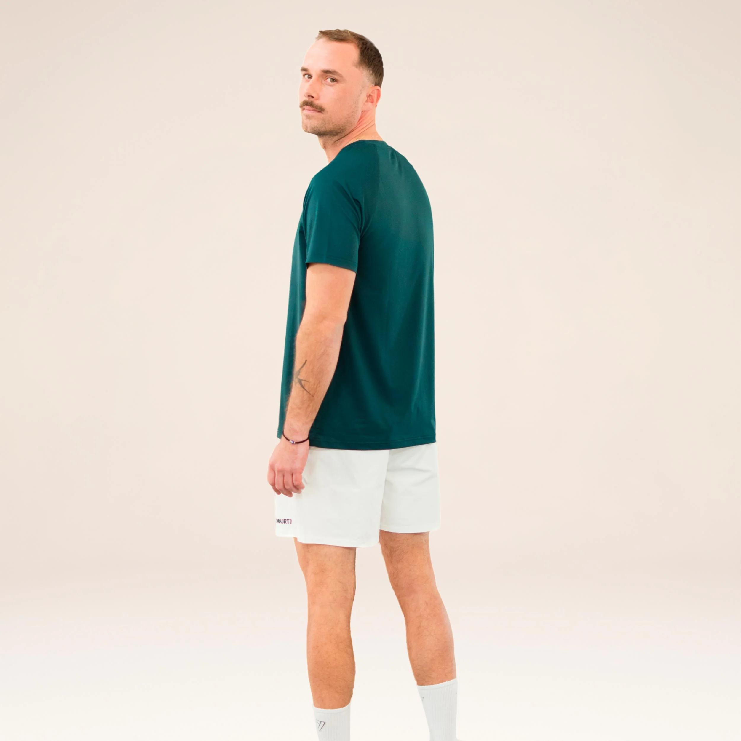 Performance Solid T-Shirt Herren - dunkelgrün - Image 3