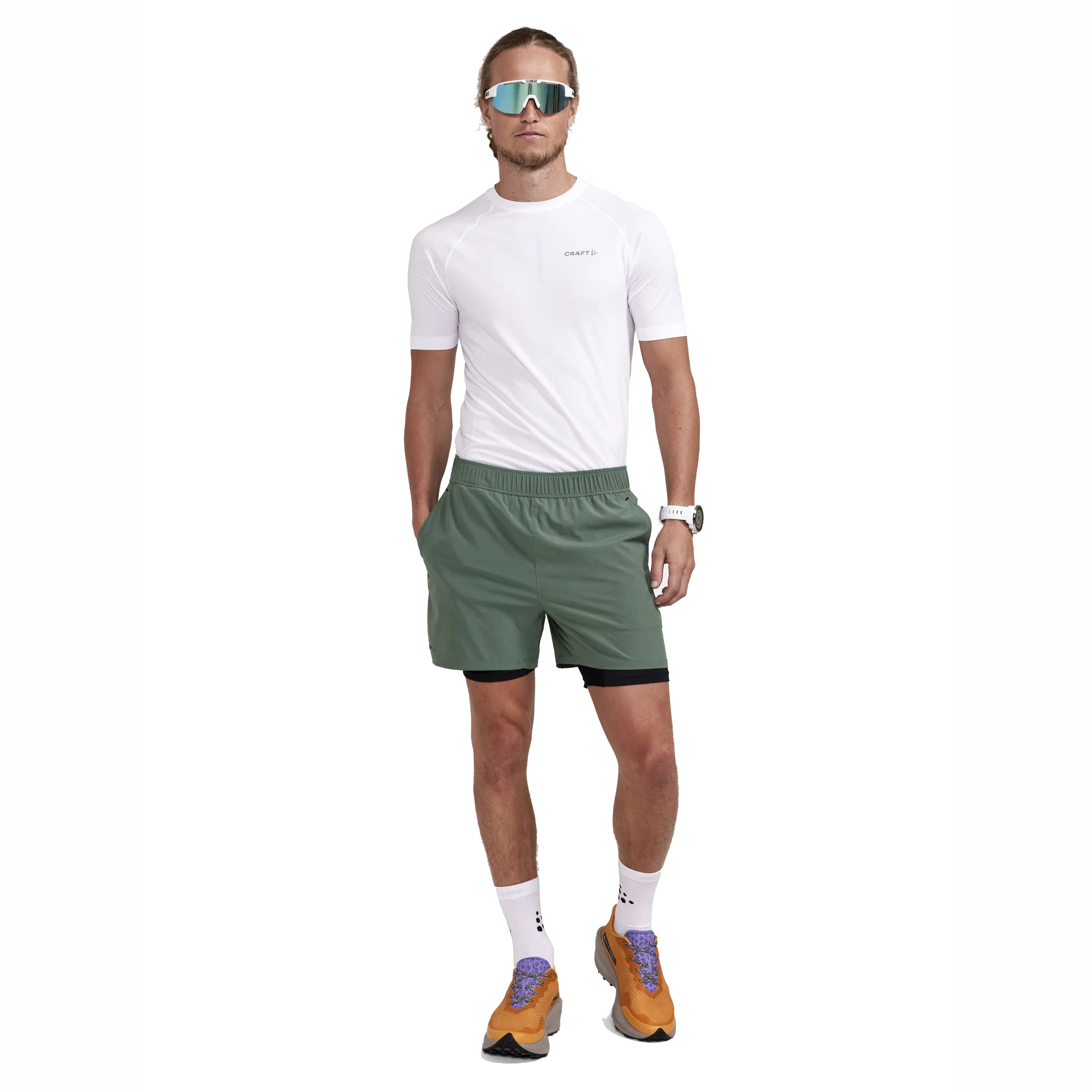 ADV Cool Intensity Laufshirt Herren-Weiß - Image 4