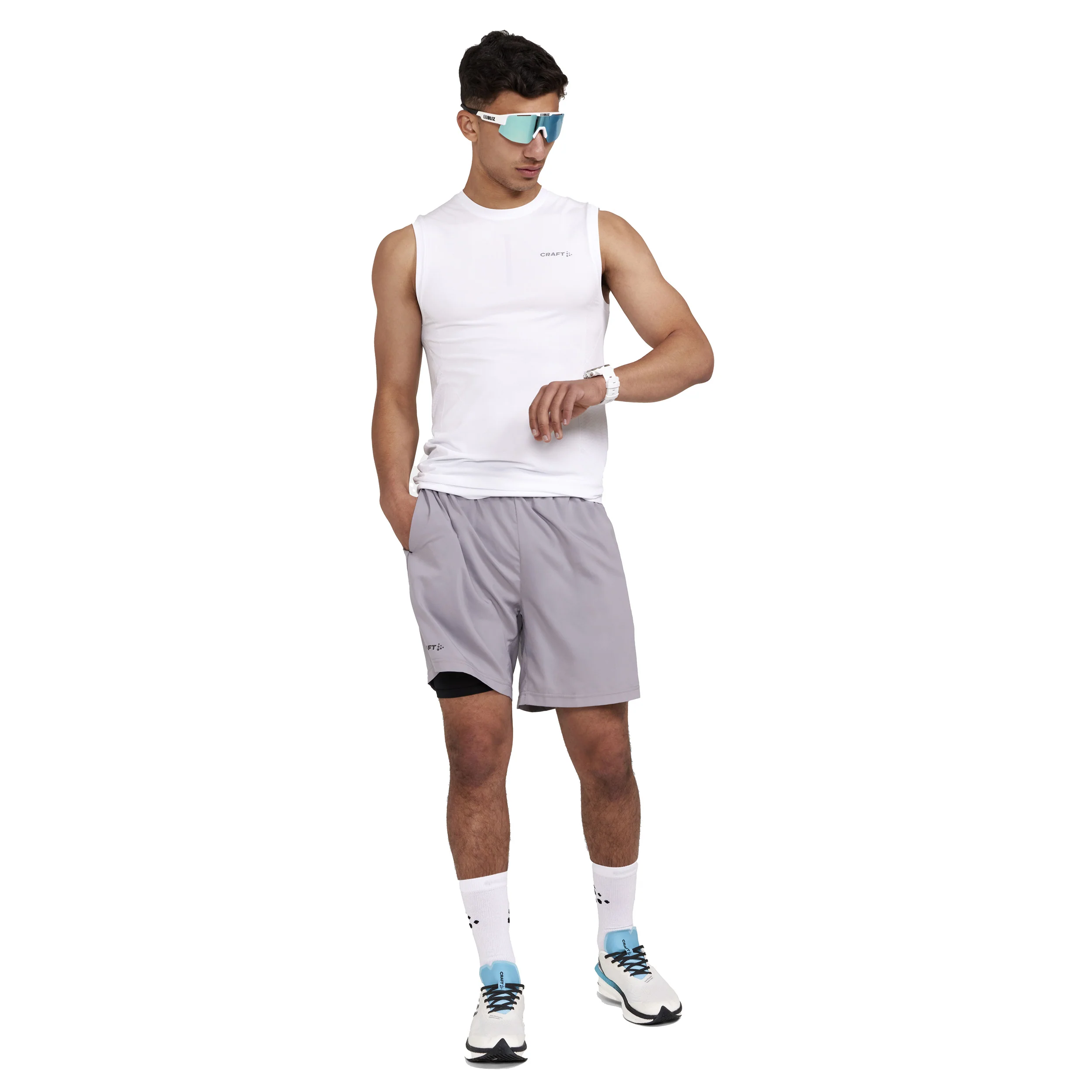 ADV Cool Intensity SL Tank-Top Herren-Weiß - Image 4