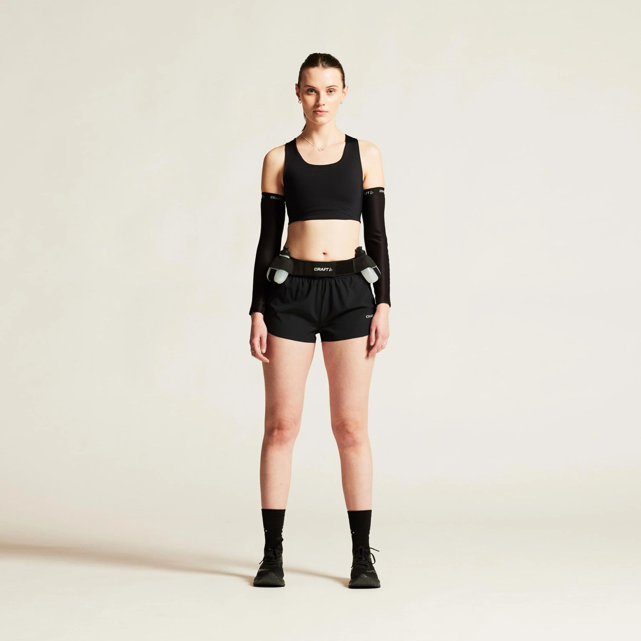 ADV Essence 2in 2 Laufshorts Damen-Schwarz - Image 5