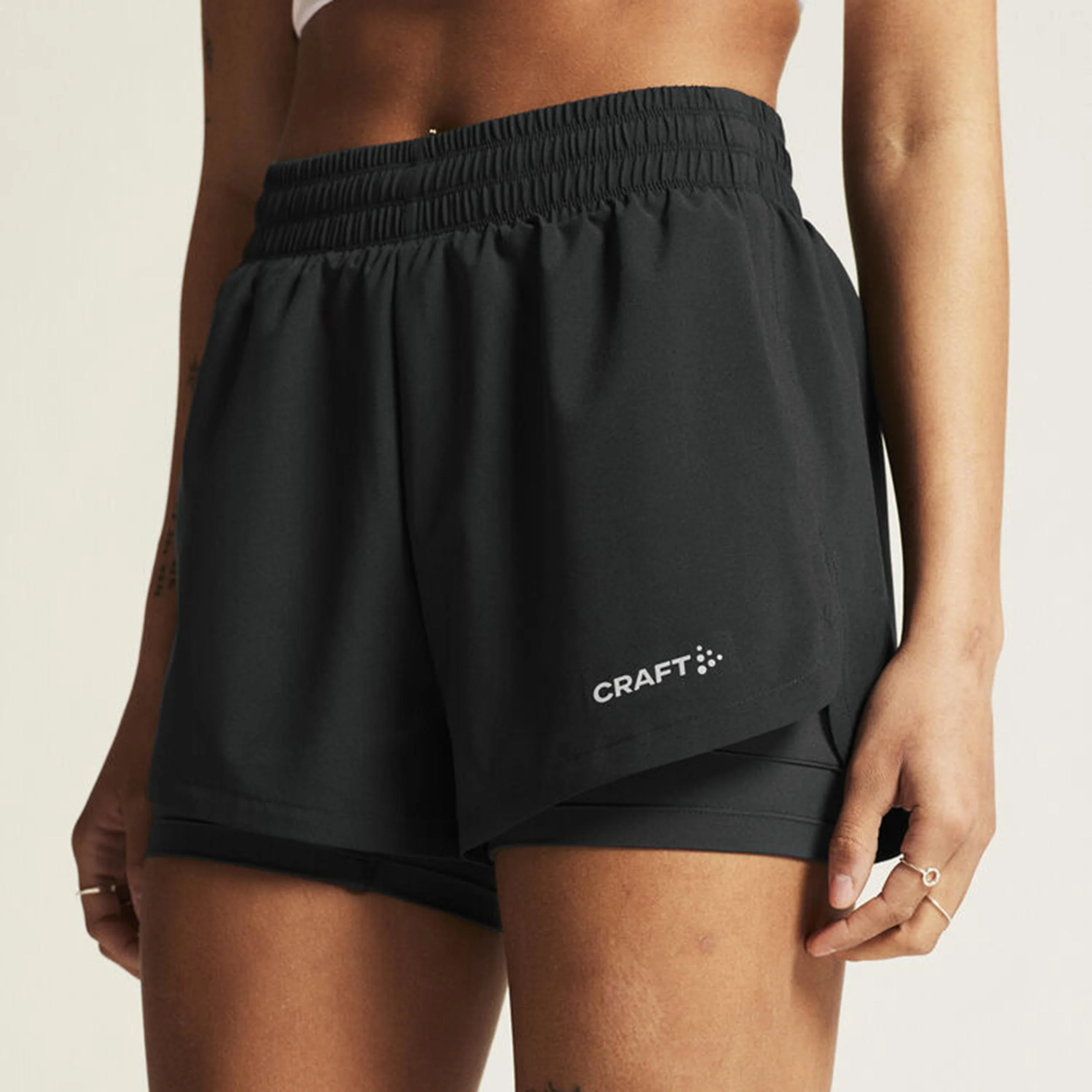 ADV Essence 2in1 Laufshorts Damen - schwarz - Image 5