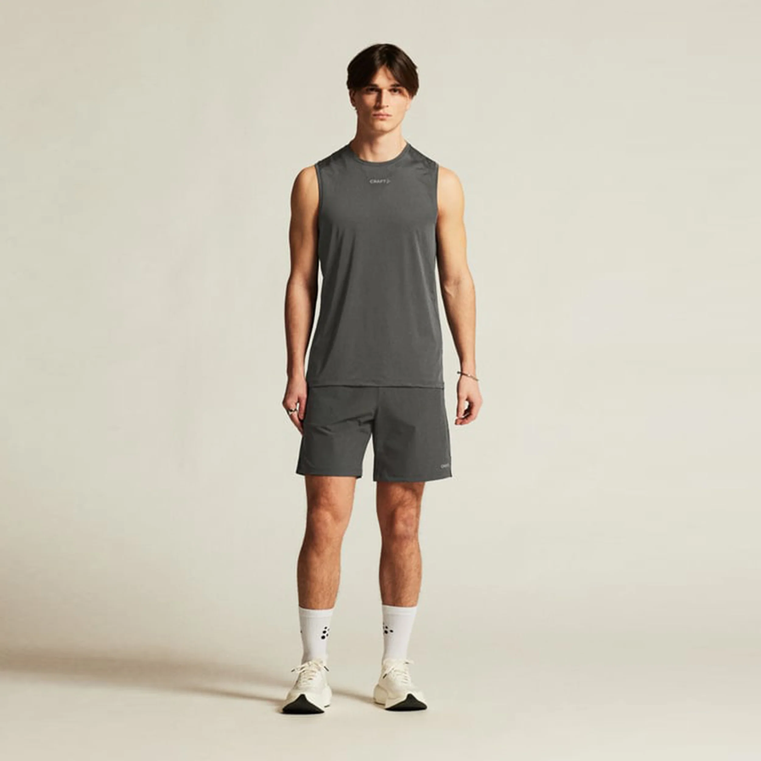 ADV Essence 2in1 Laufshorts Herren - grau - Image 5