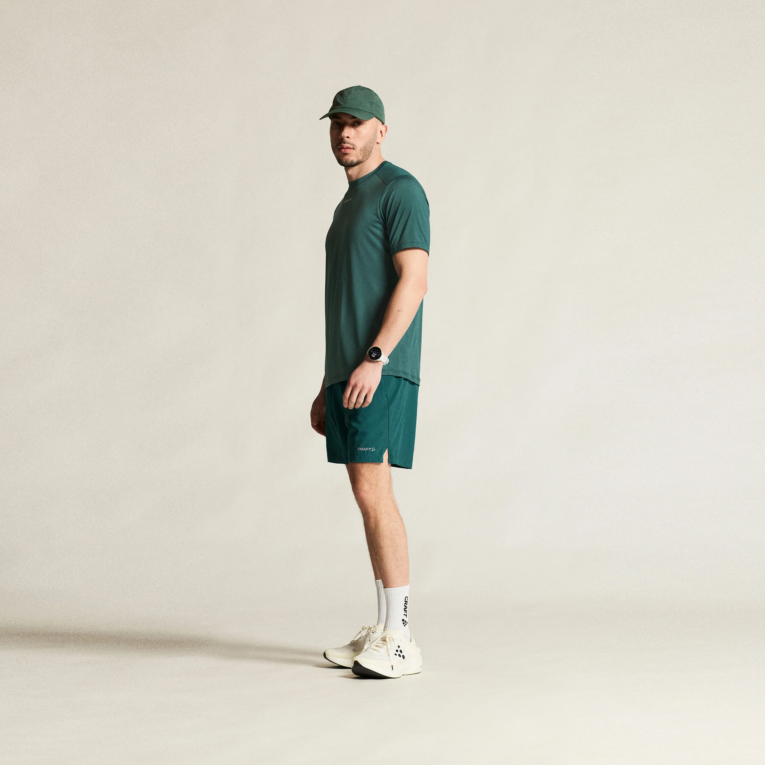 ADV Essence Laufshorts Herren - grün - Image 6