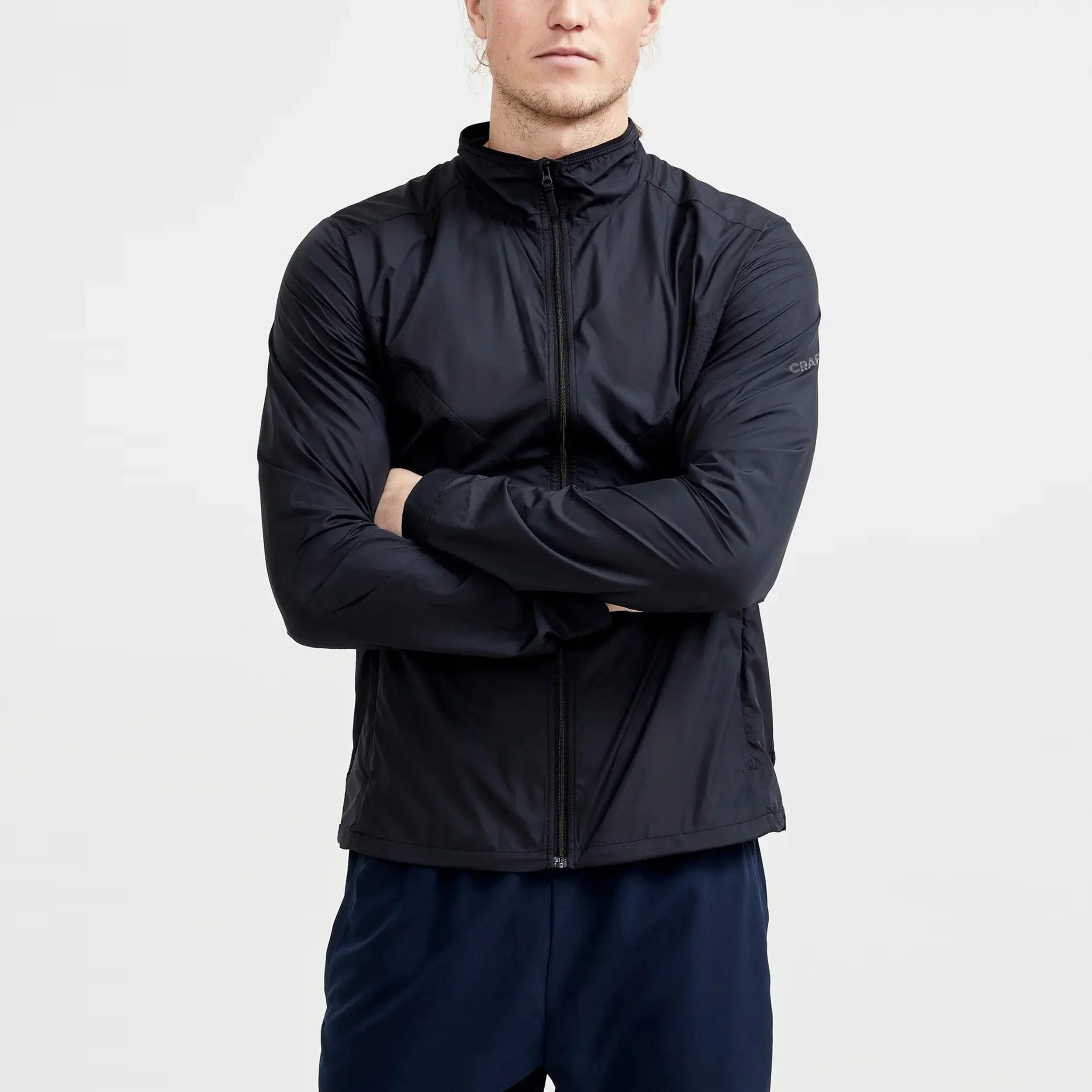 ADV Essence Wind Laufjacke Herren-Schwarz - Image 4