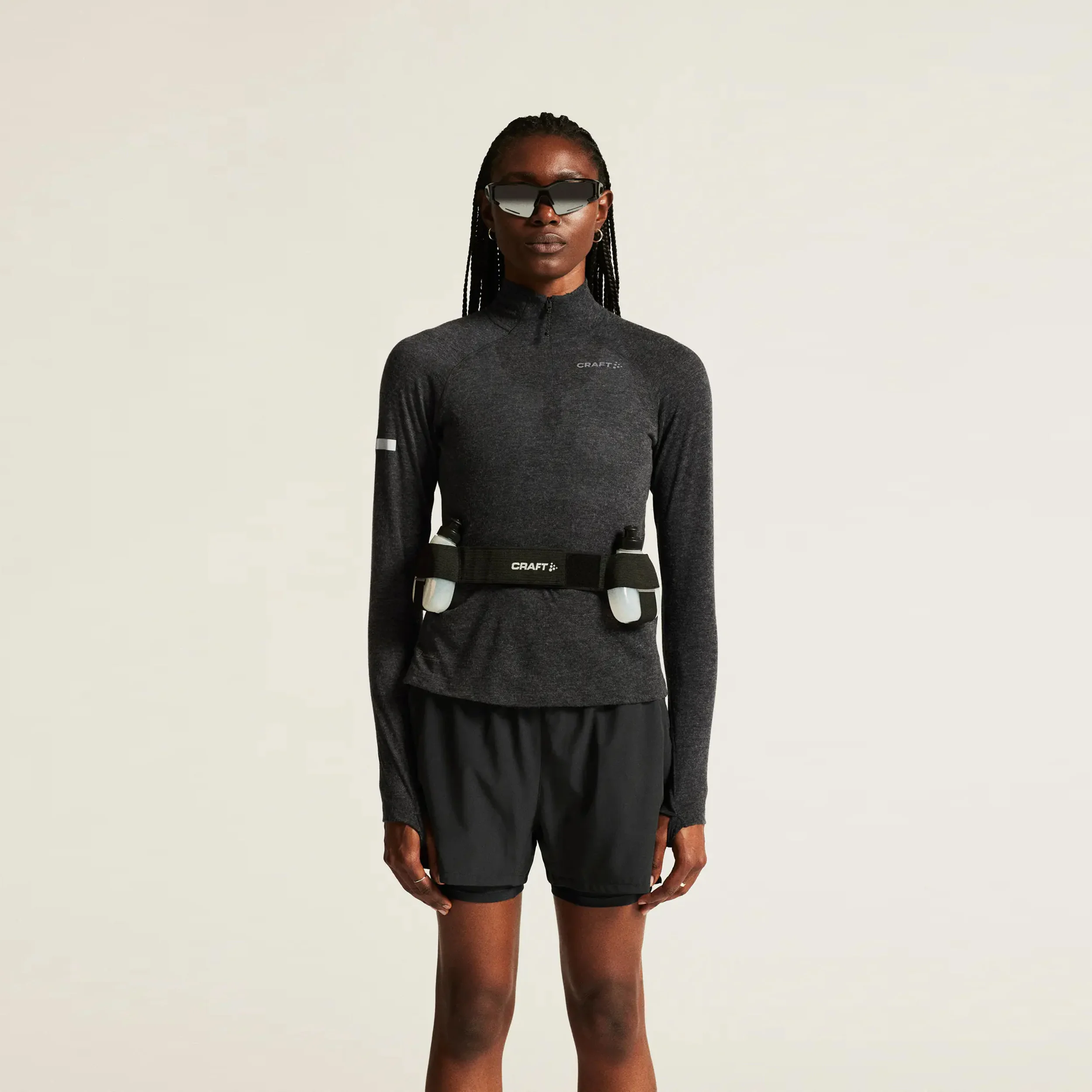 ADV SUBZ Wool 3 Laufshirt Damen-Dunkelgrau - Image 2