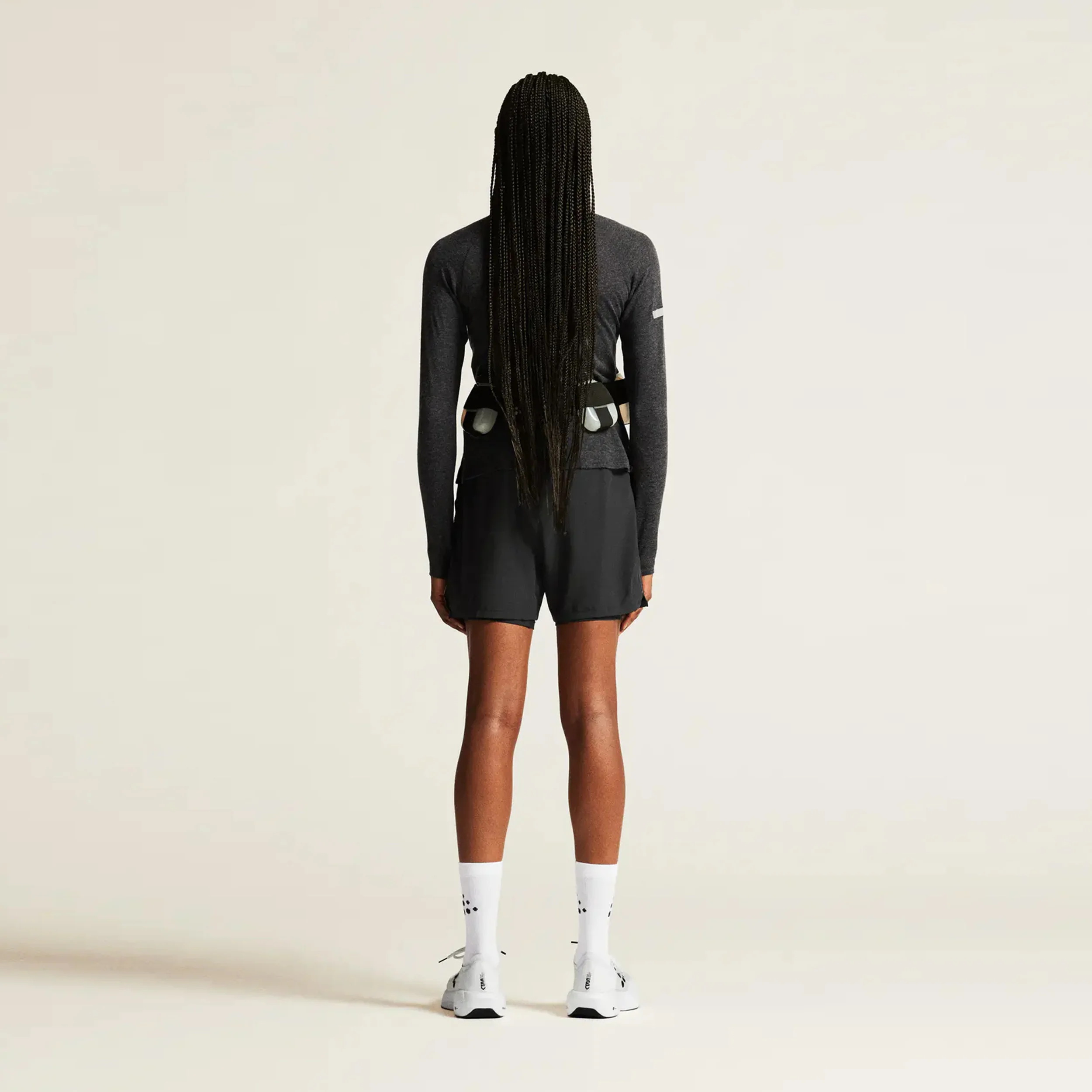 ADV SUBZ Wool 3 Laufshirt Damen-Dunkelgrau - Image 3