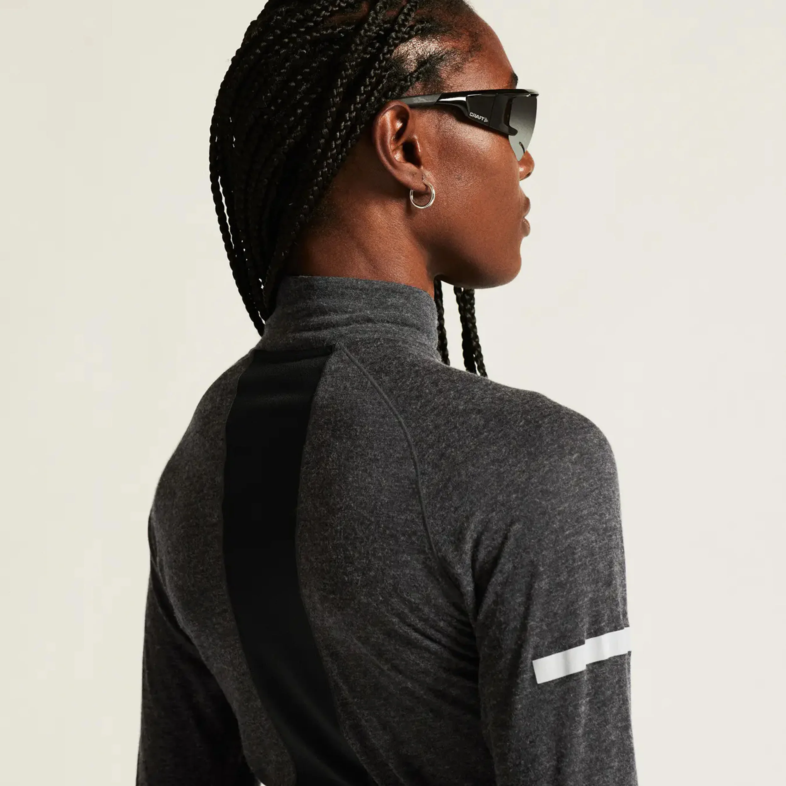 ADV SUBZ Wool 3 Laufshirt Damen-Dunkelgrau - Image 6
