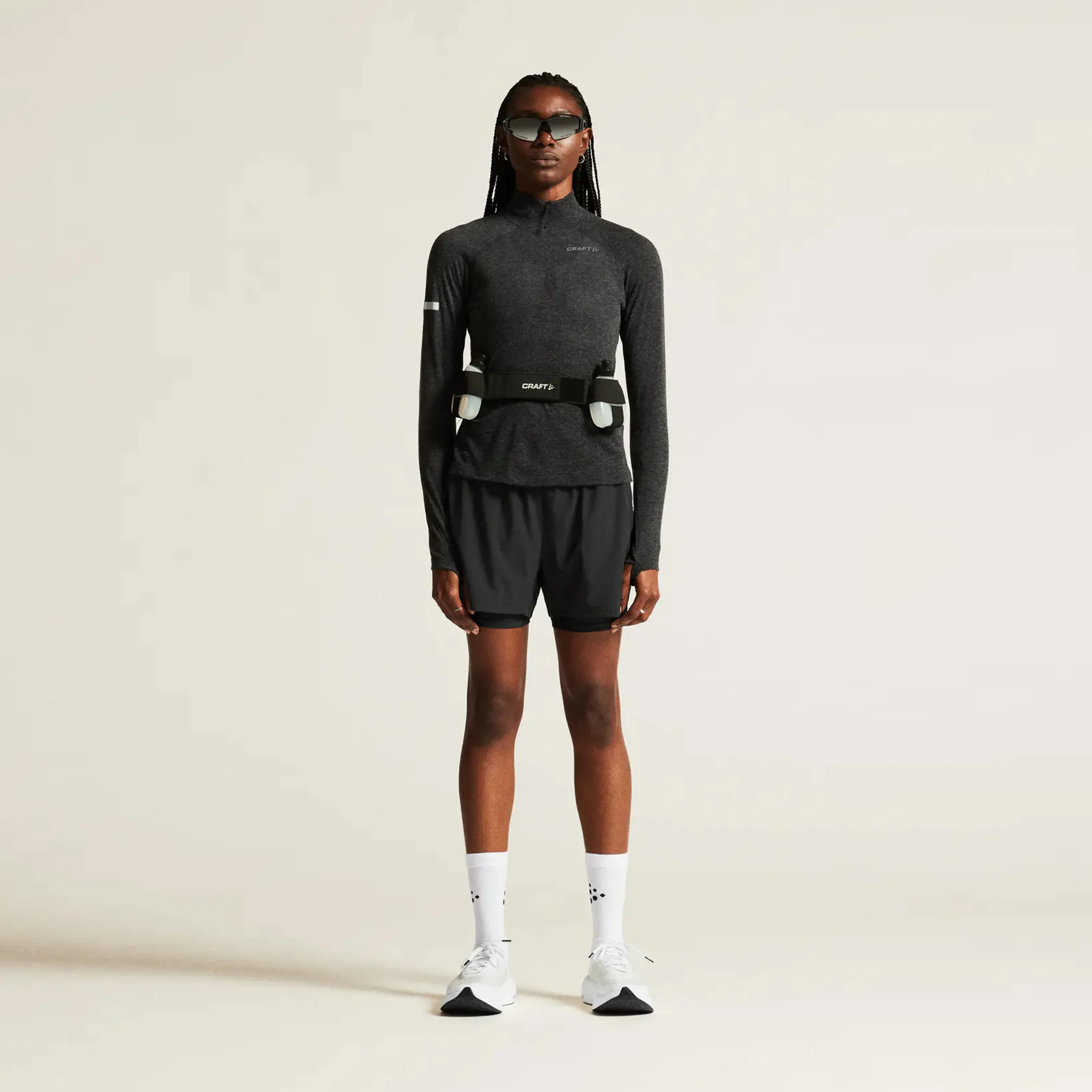 ADV SUBZ Wool 3 Laufshirt Damen-Dunkelgrau - Image 8