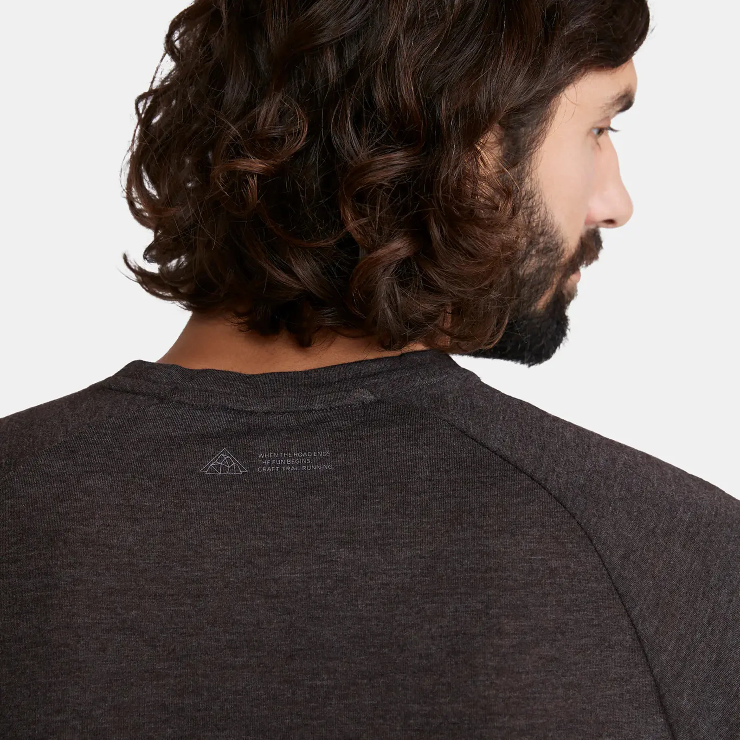ADV Trail Wool Laufshirt Herren-Dunkelgrau - Image 5