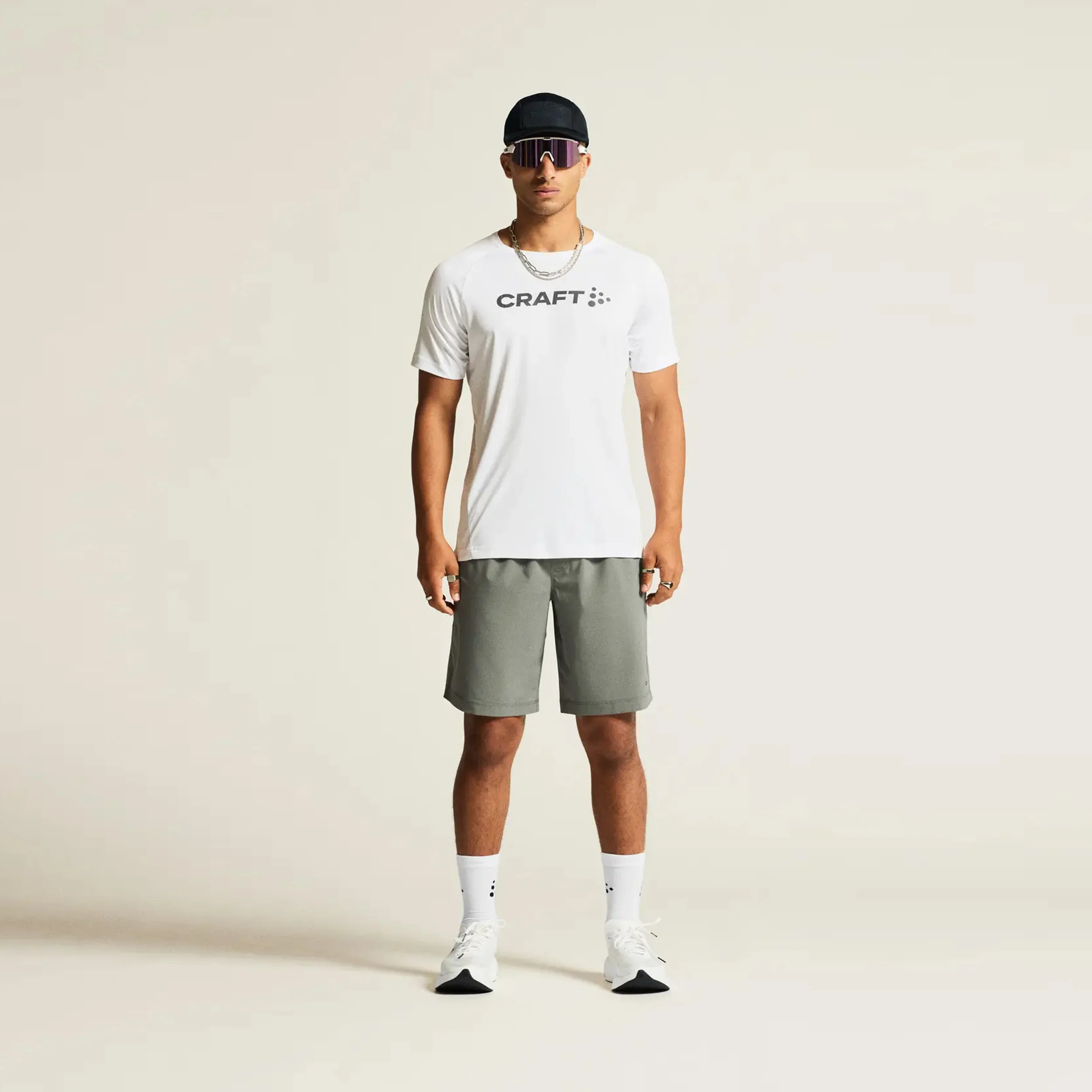 Core Essence Logo Laufshirt Herren-Weiß - Image 5