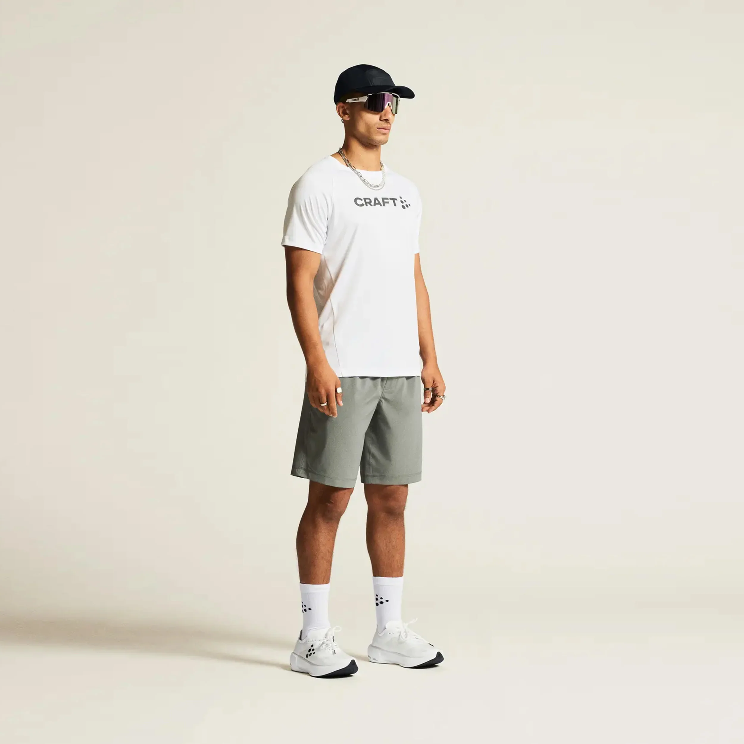 Core Essence Logo Laufshirt Herren-Weiß - Image 7