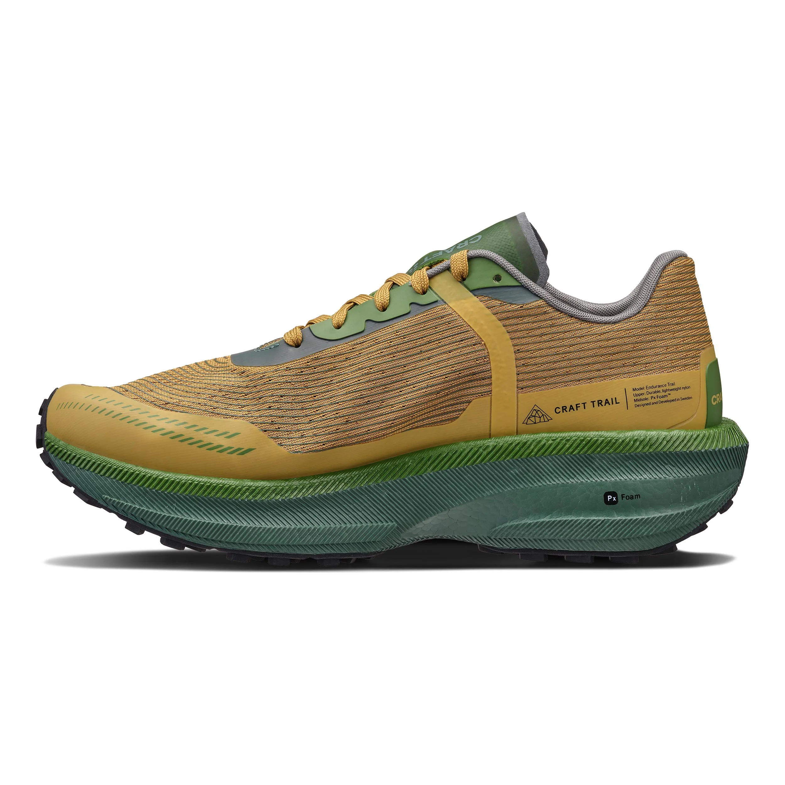 Endurance Trail Trailschuh Herren - grün, caramel - Image 2