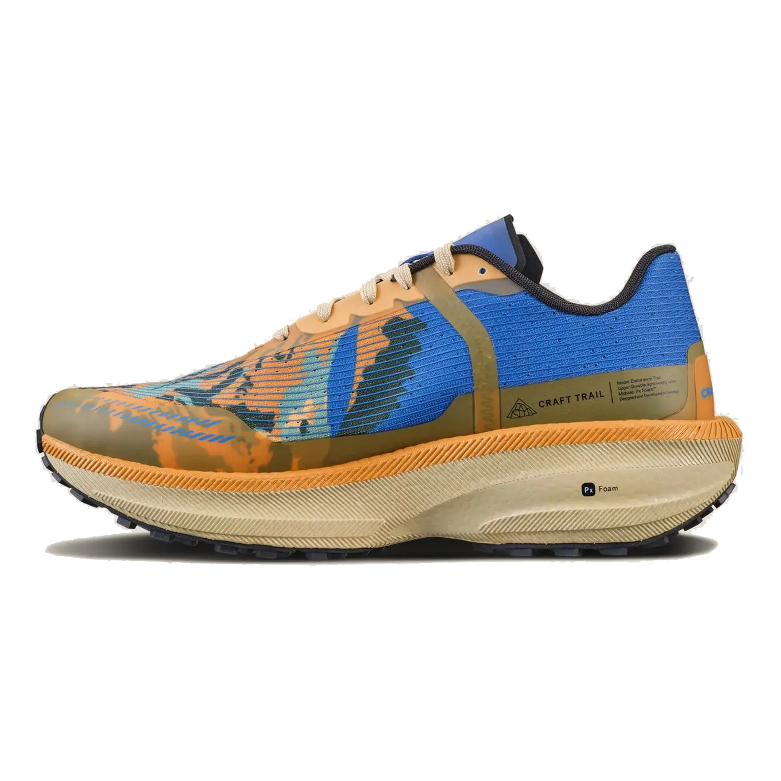 Endurance Trail Trailschuh Herren - orange, blau - Image 2
