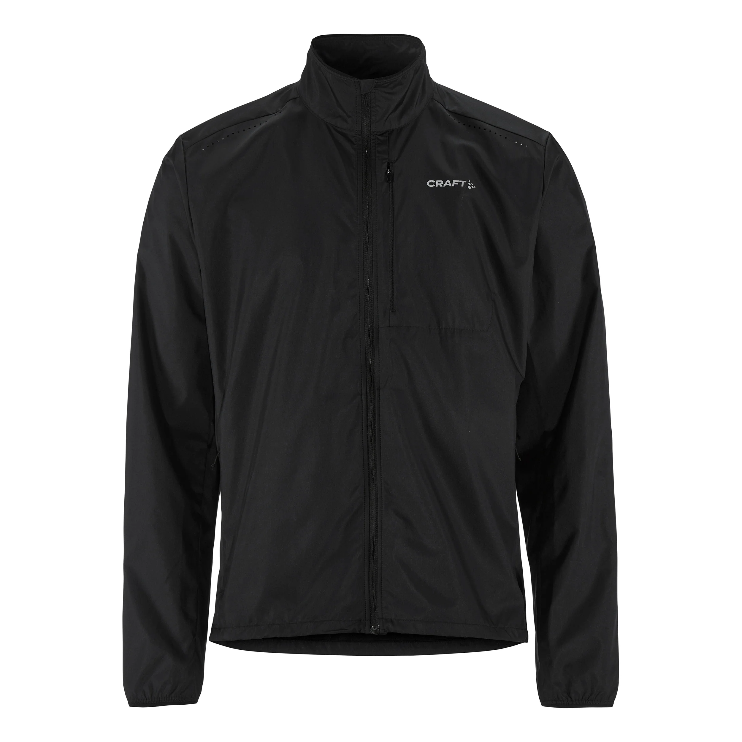 Essence Wind Laufjacke Herren - schwarz
