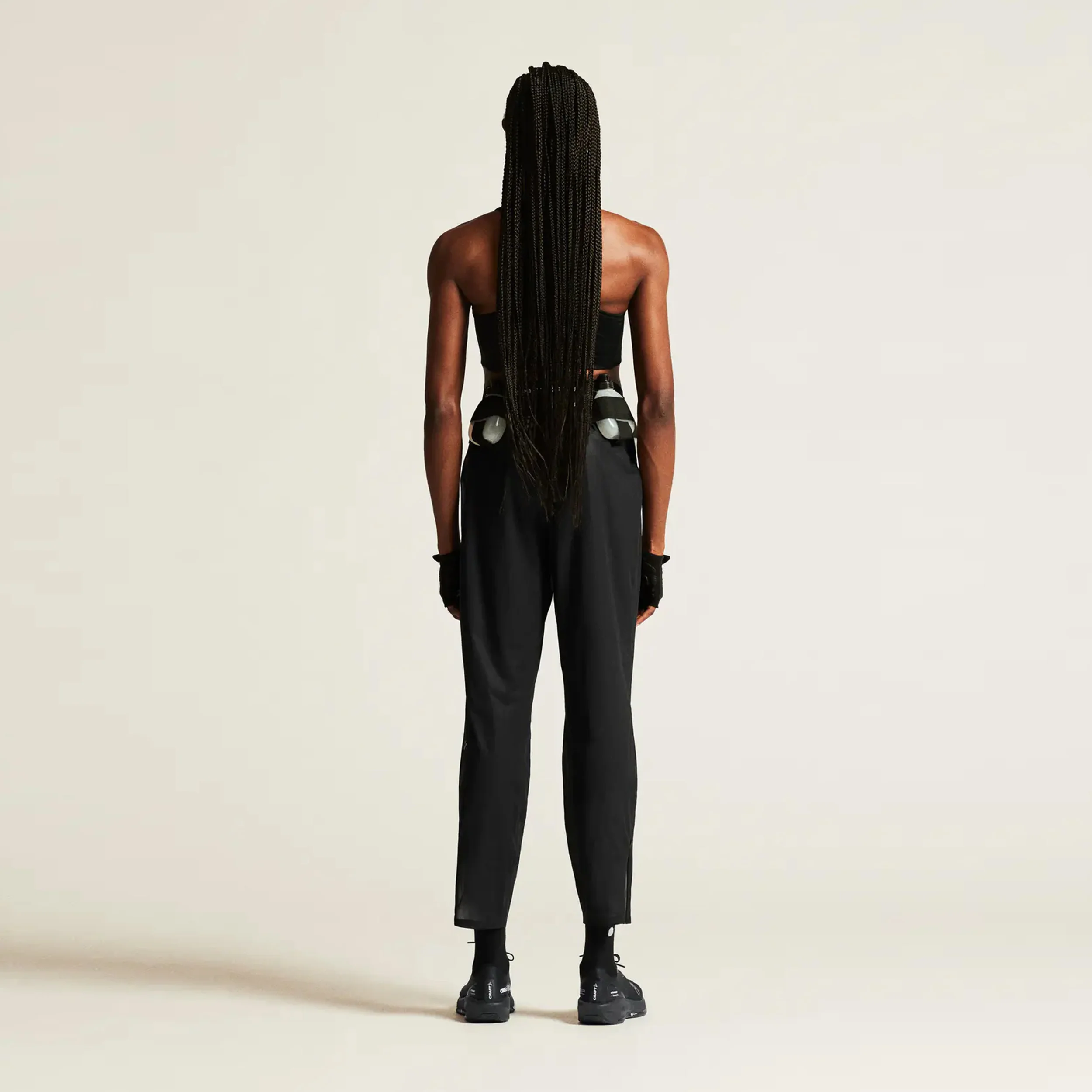 Pro Hydro Lightweight Laufhose Damen - schwarz - Image 3