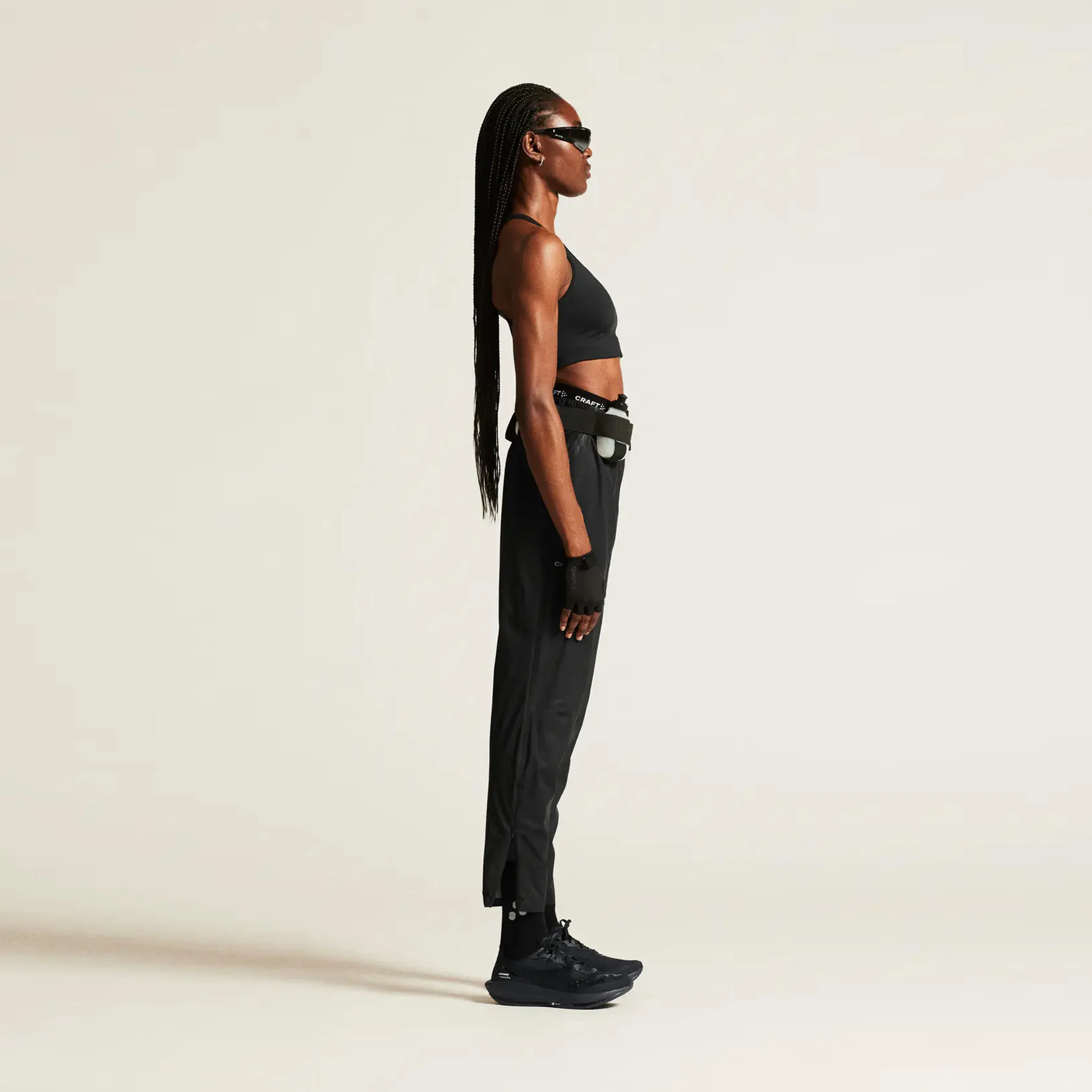 Pro Hydro Lightweight Laufhose Damen - schwarz - Image 6