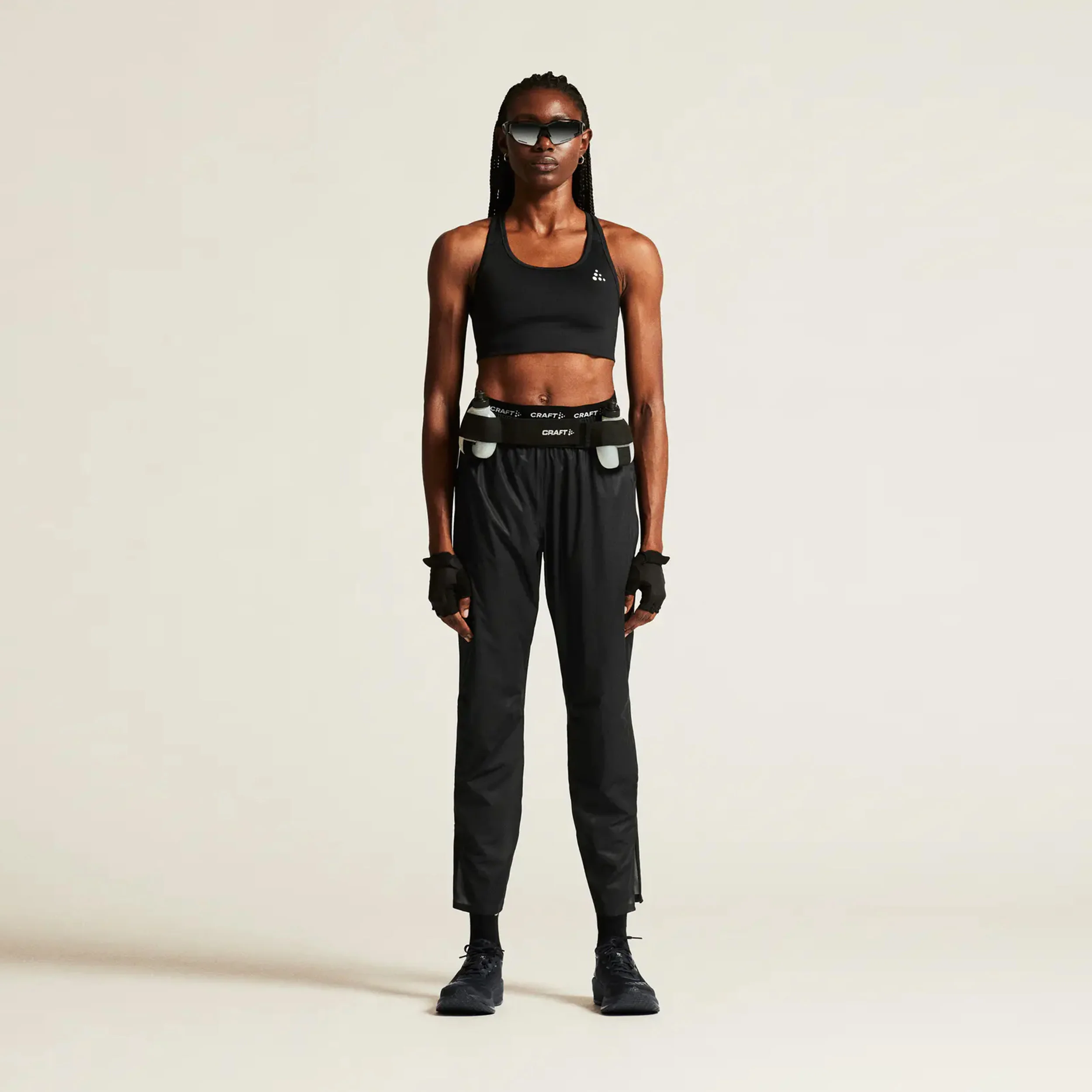 Pro Hydro Lightweight Laufhose Damen - schwarz - Image 7