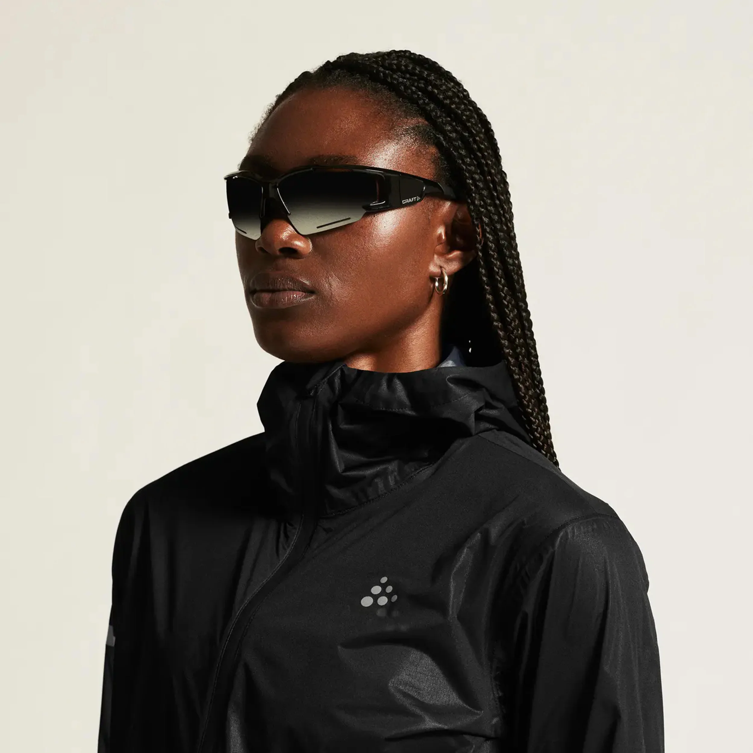 Pro Hydro Lightweight Laufjacke Damen - schwarz - Image 7