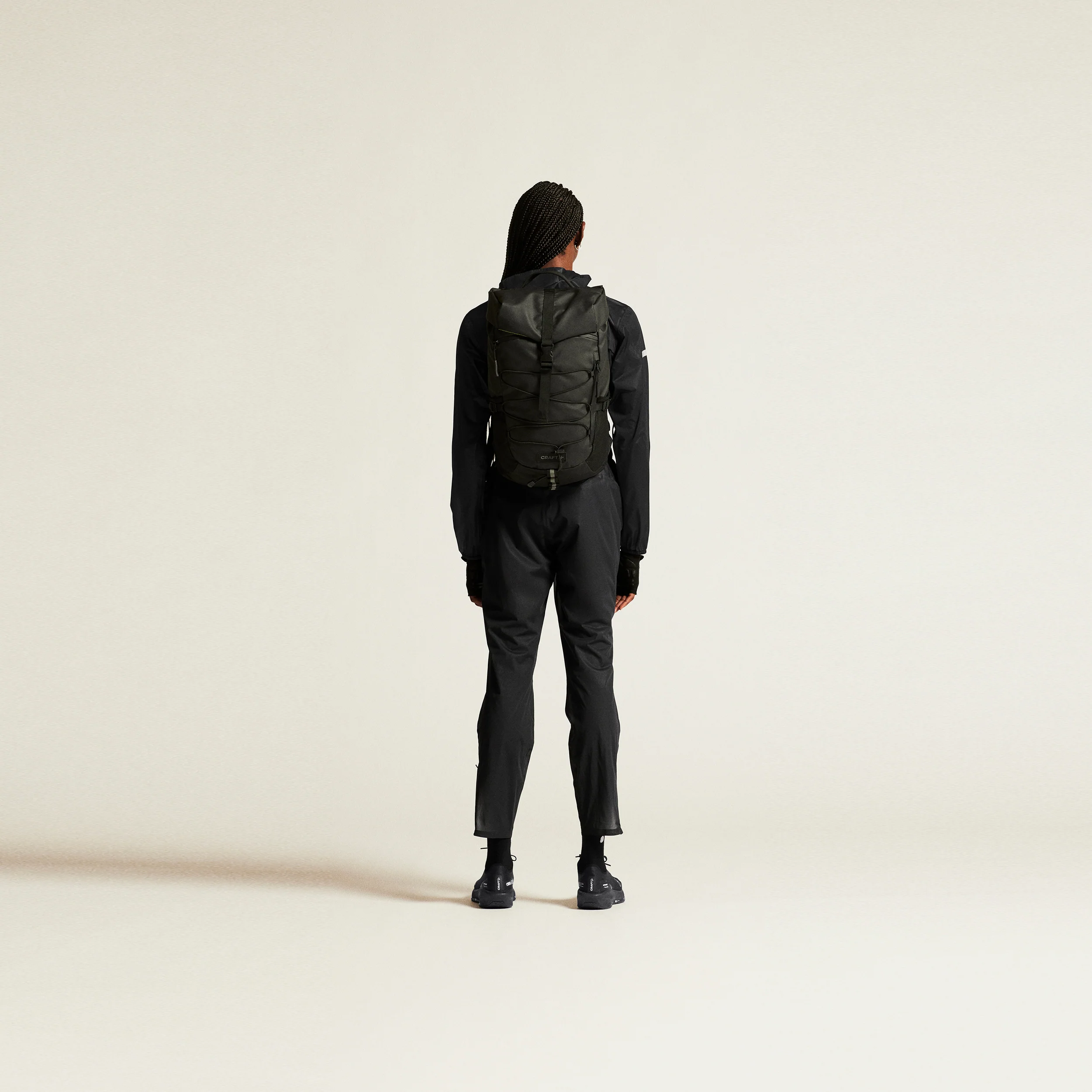 Pro Hydro Lightweight Laufjacke Damen - schwarz, schwarz - Image 4